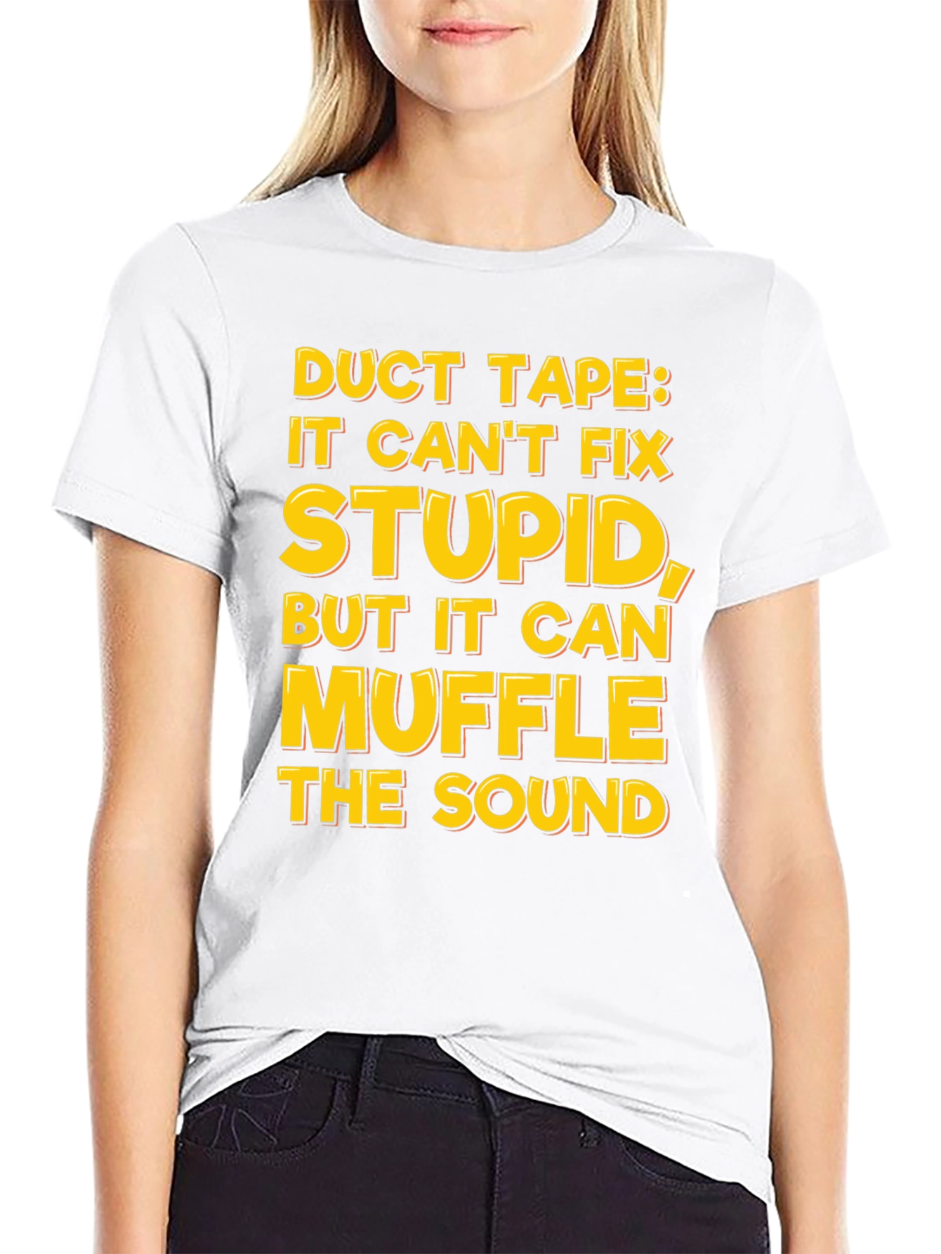Funny Duct Tape Graphic T-Shirt