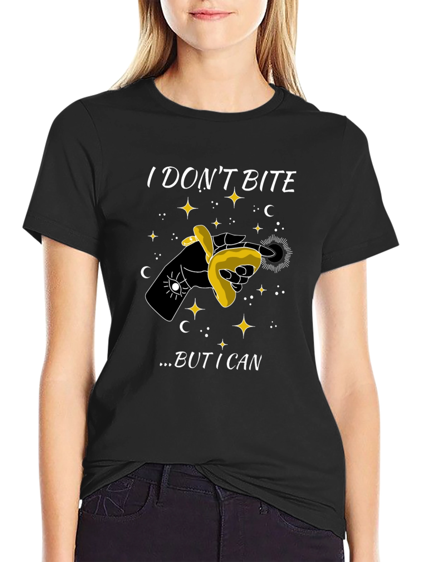 I Dont Bite T-Shirt - Funny Graphic Tee
