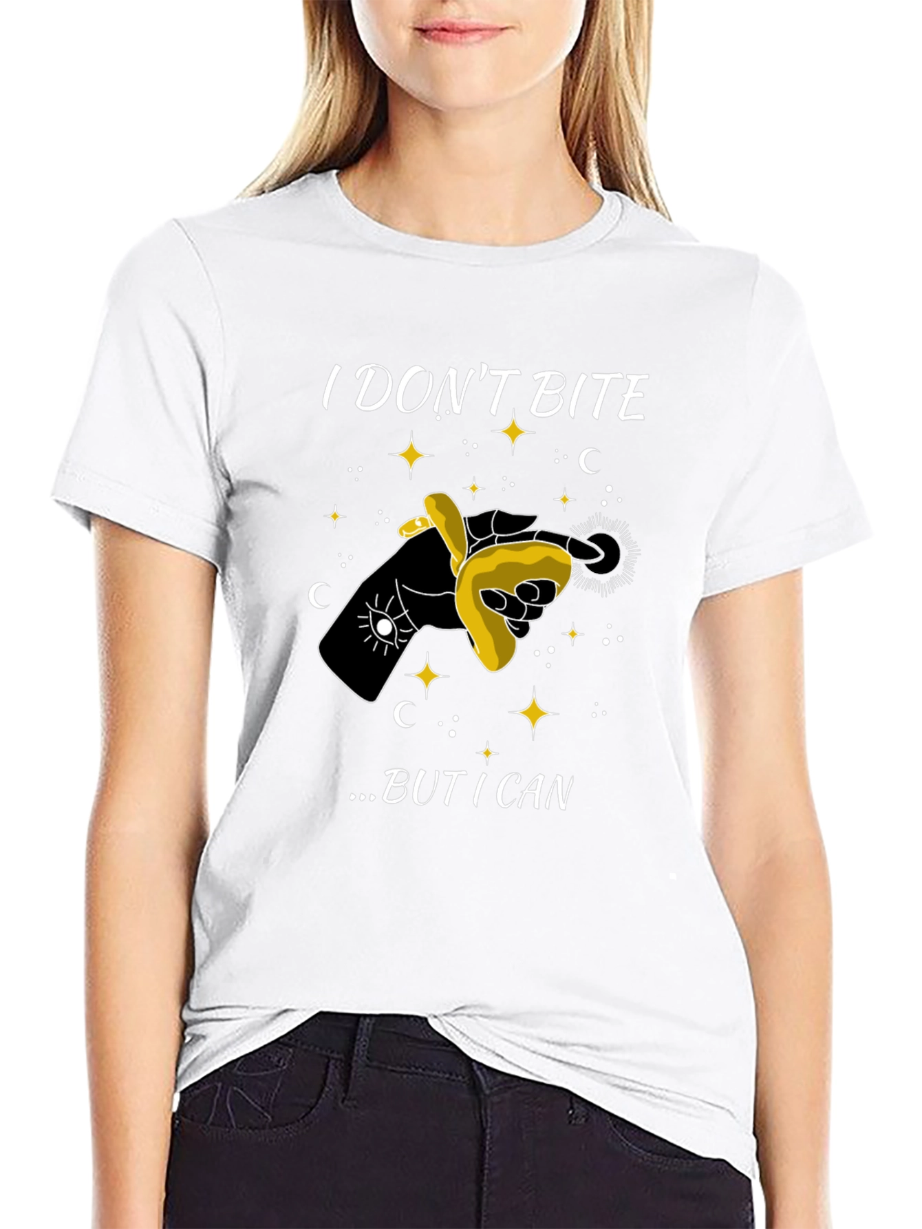 I Dont Bite T-Shirt - Funny Graphic Tee