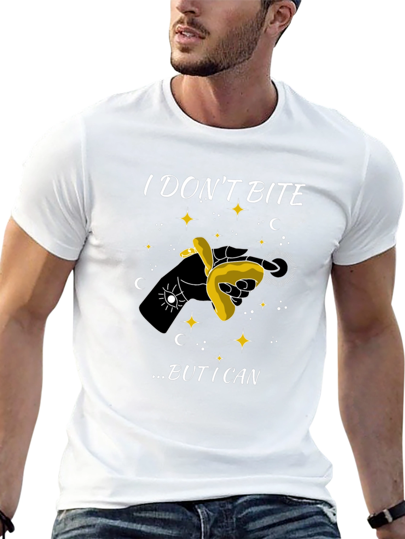 I Dont Bite T-Shirt - Funny Graphic Tee