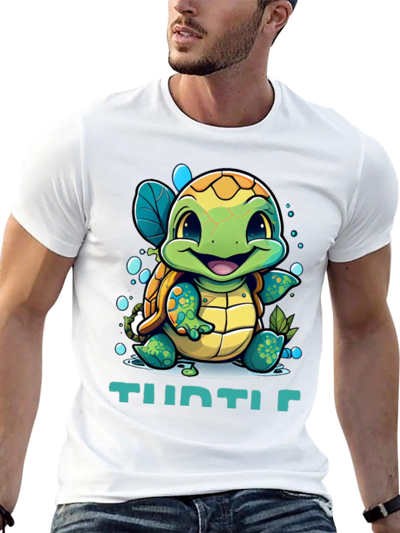 Cute Cartoon Turtle T-Shirt