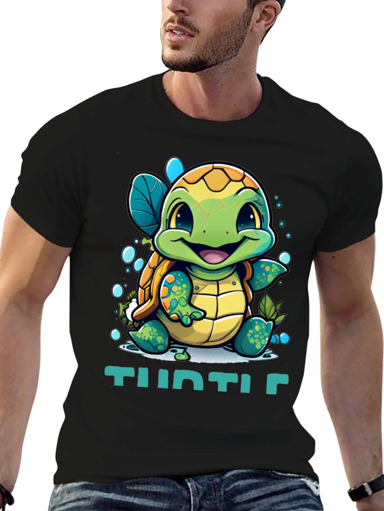 Cute Cartoon Turtle T-Shirt