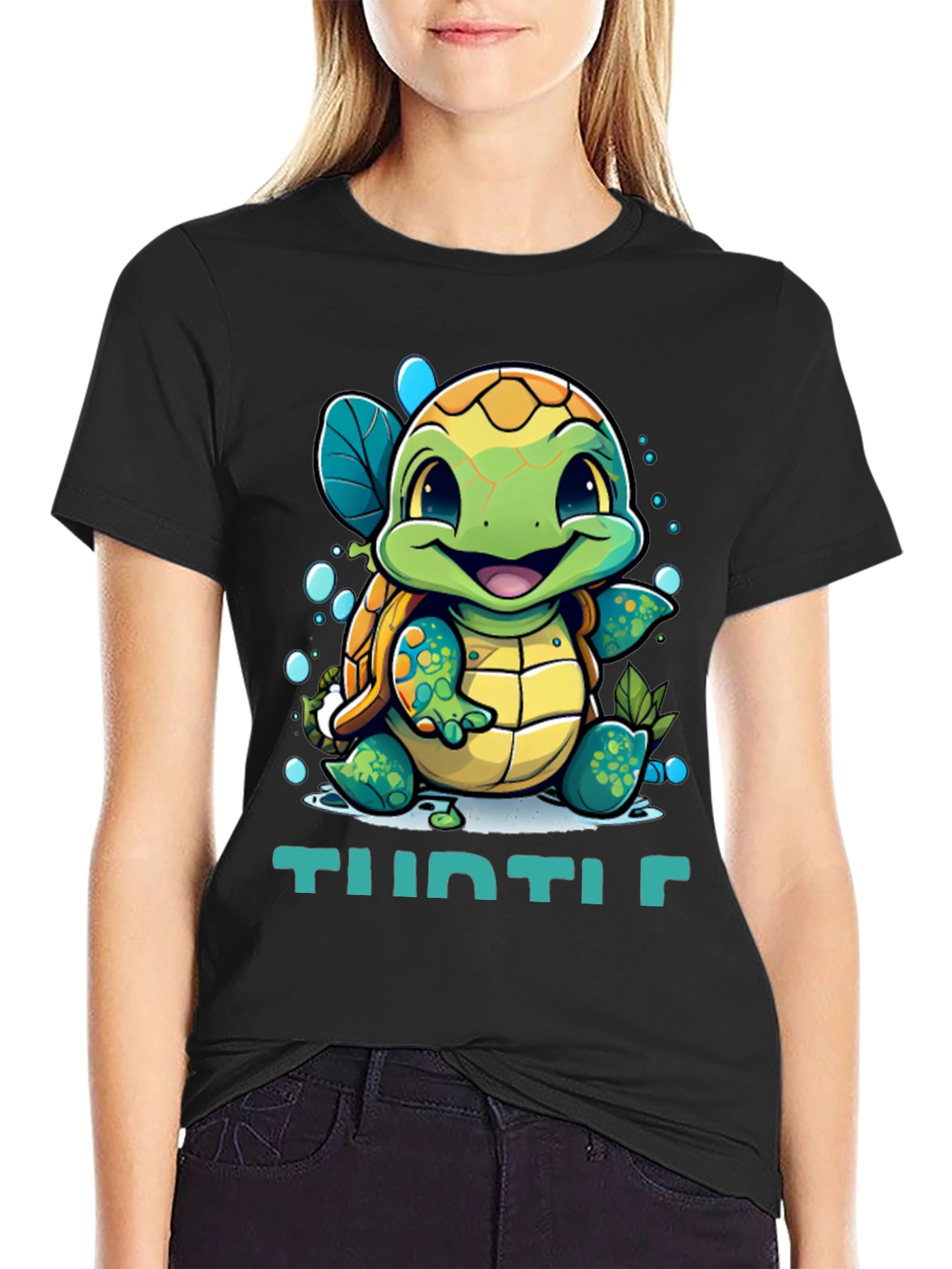 Cute Cartoon Turtle T-Shirt