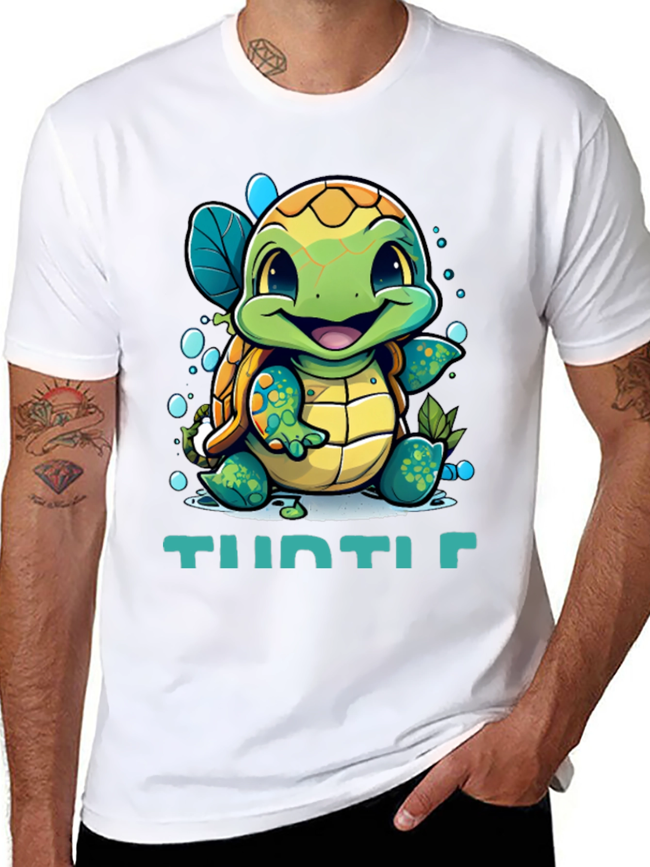 Cute Cartoon Turtle T-Shirt