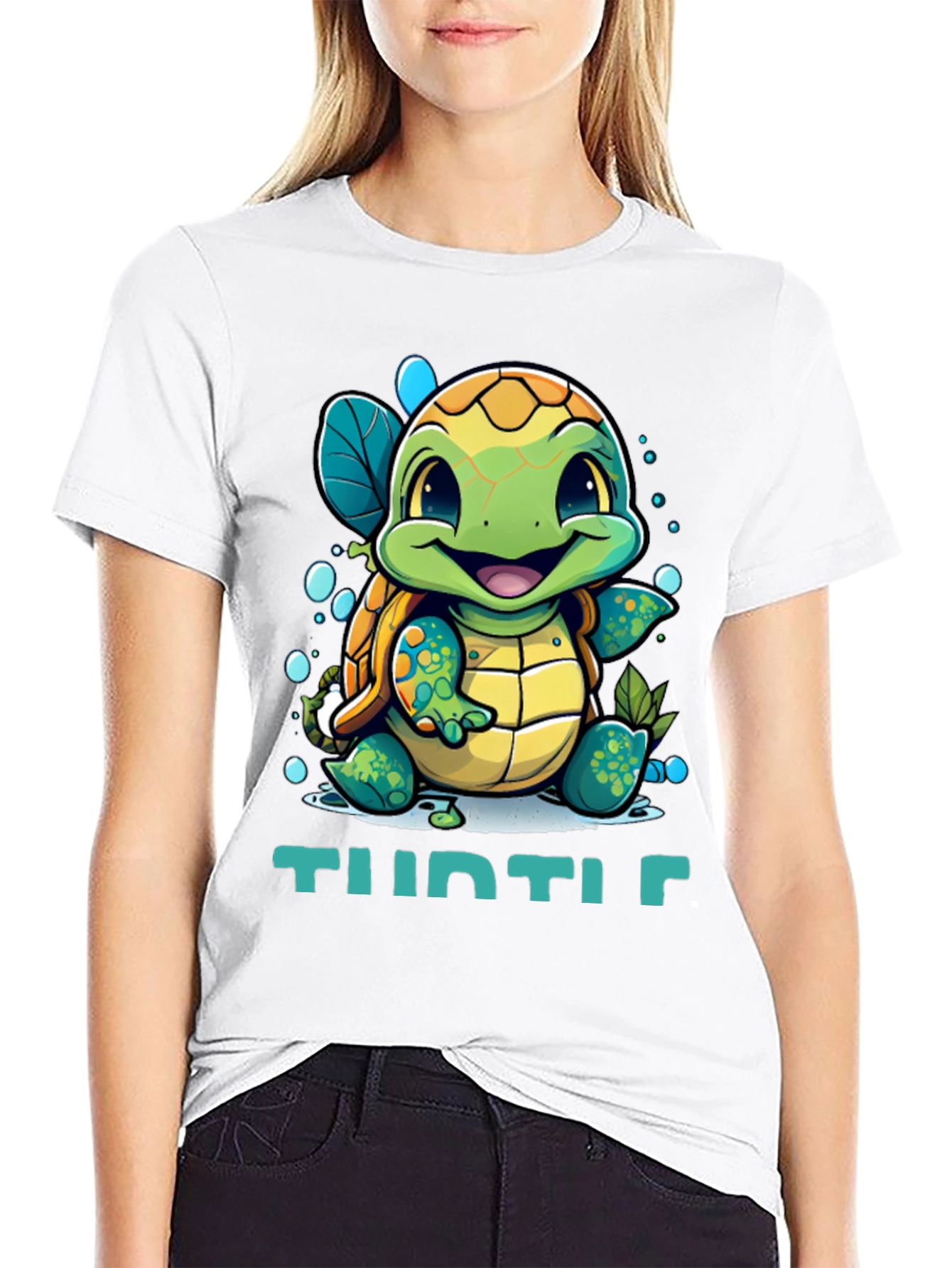Cute Cartoon Turtle T-Shirt