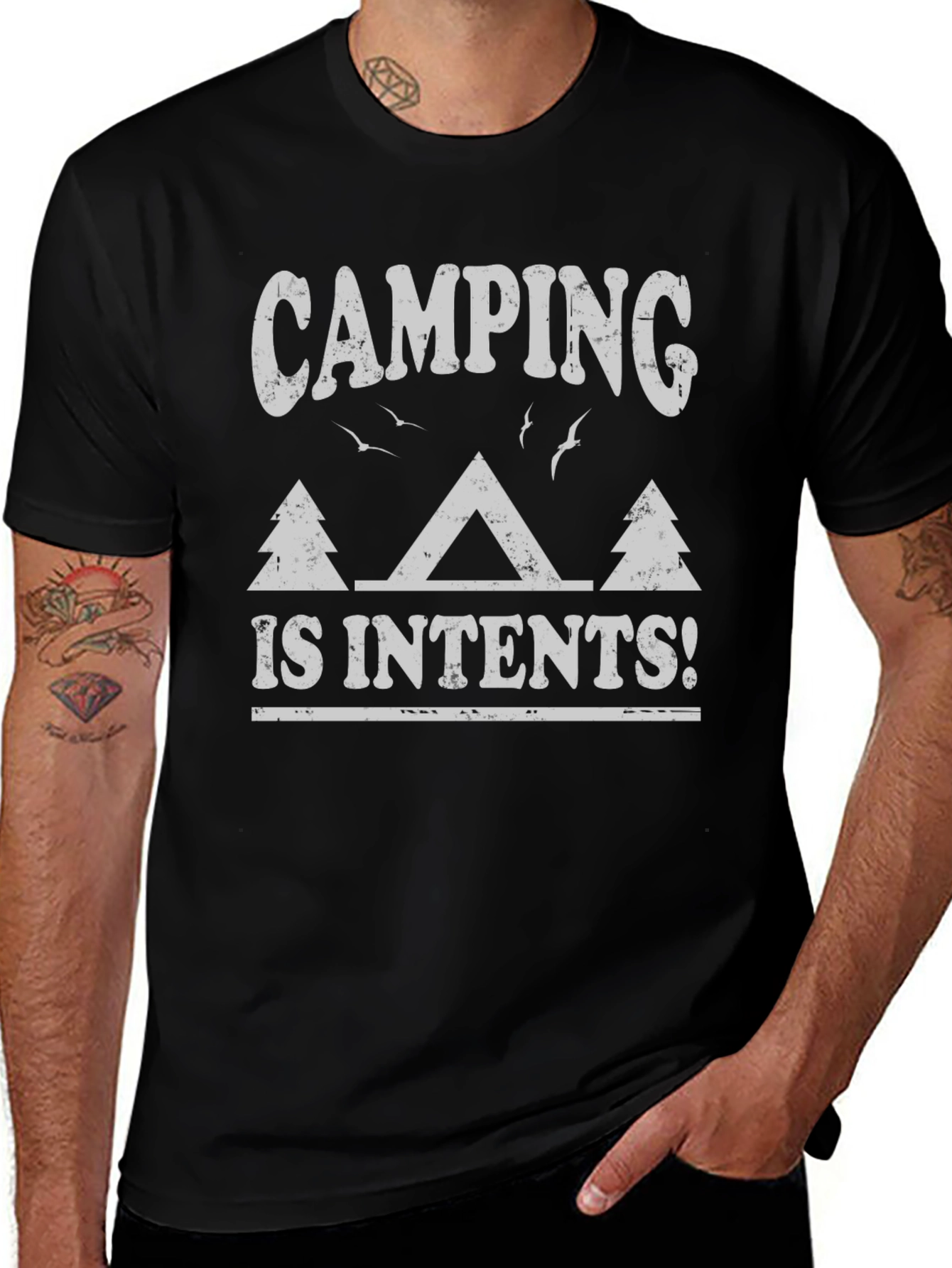 Camping is Intents T-Shirt - Nature Lover Tee