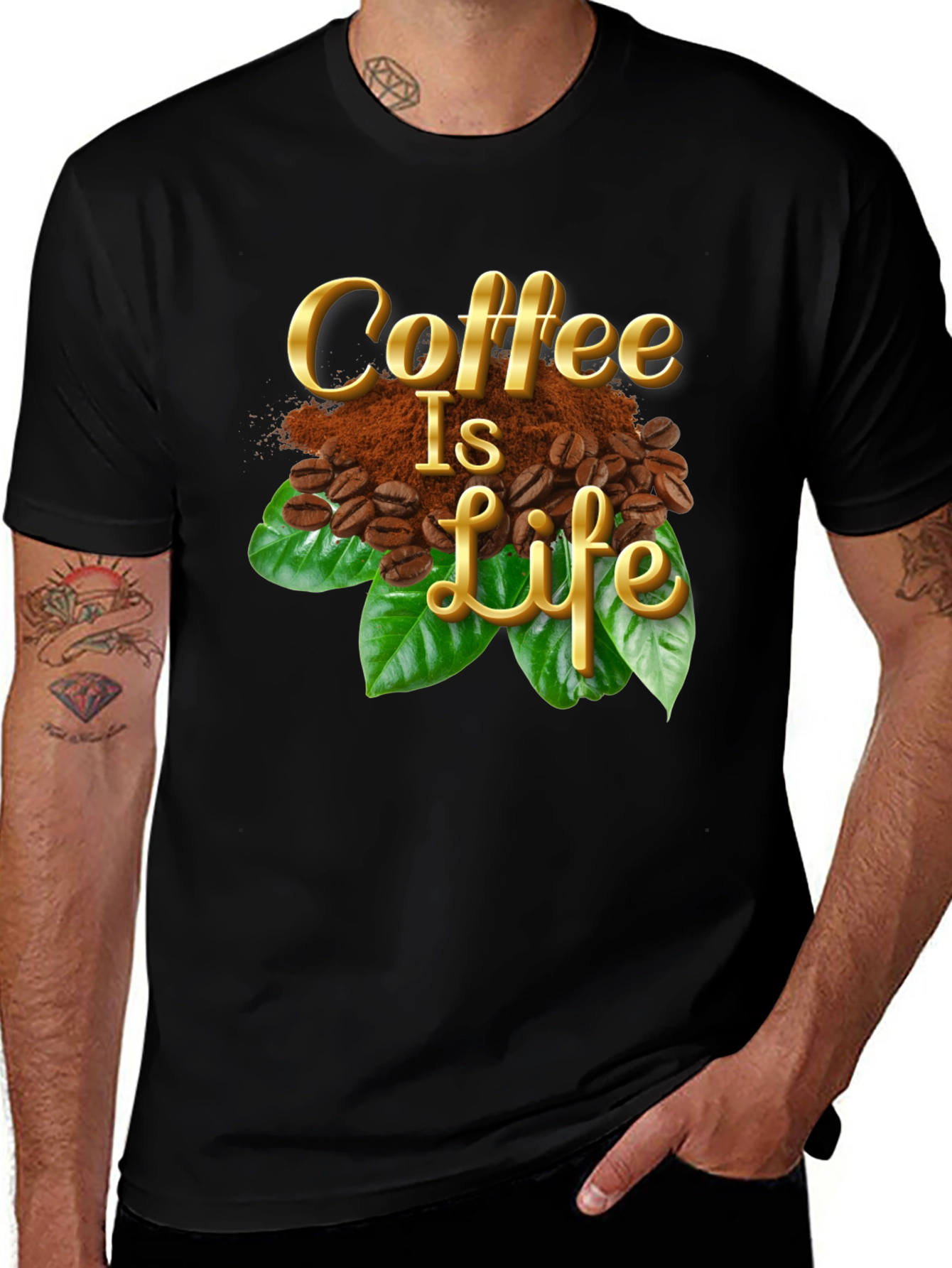 Coffee Is Life Graphic Tee - Premium Unisex T-Shirt