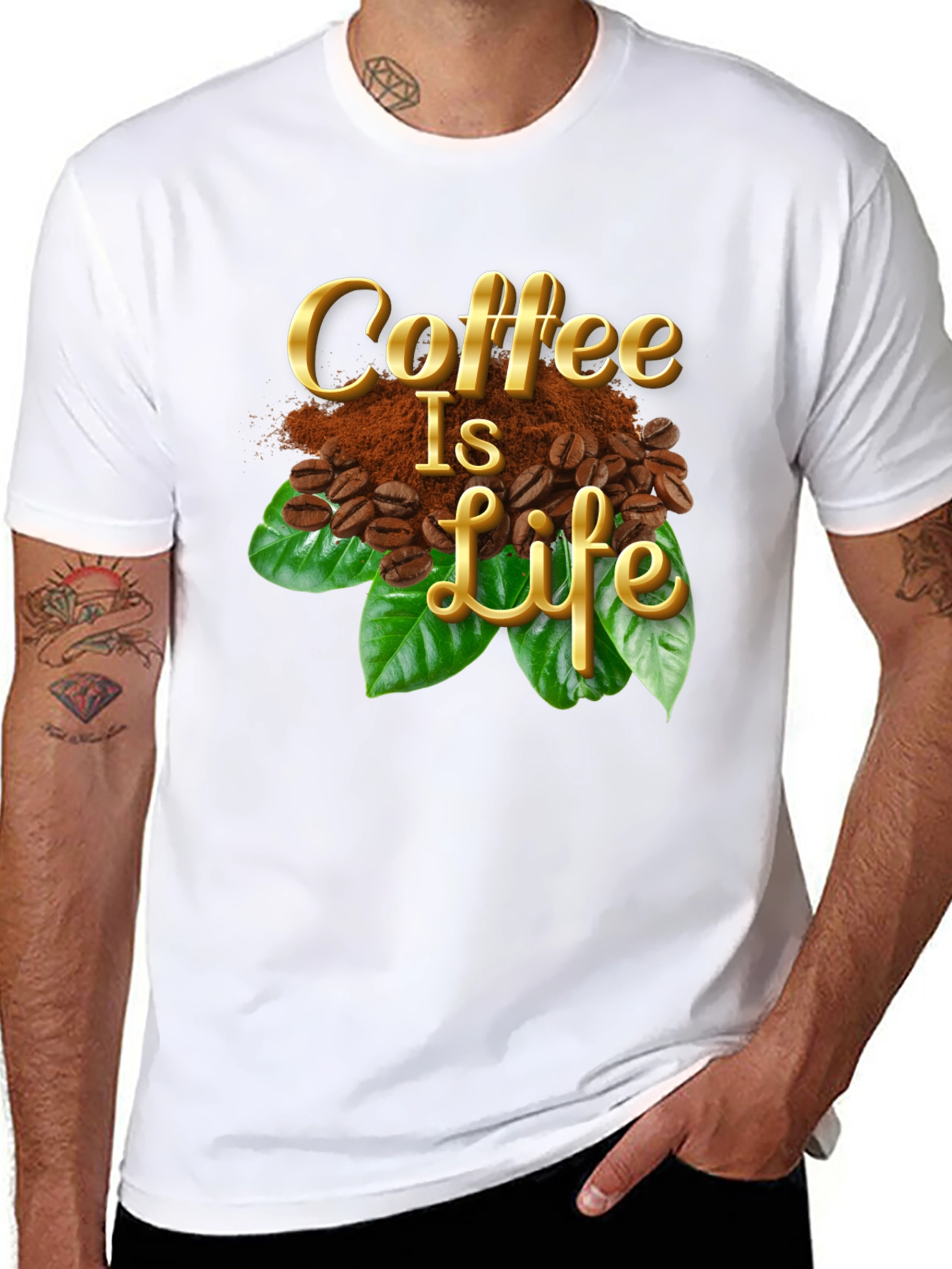 Coffee Is Life Graphic Tee - Premium Unisex T-Shirt