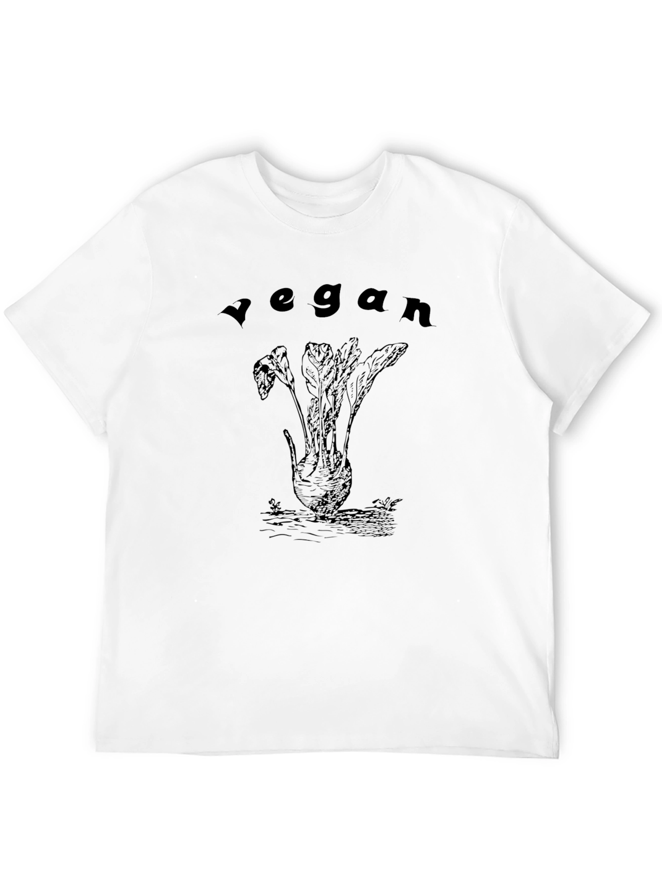 Vegan Beet Graphic T-Shirt - Unisex Black Tee