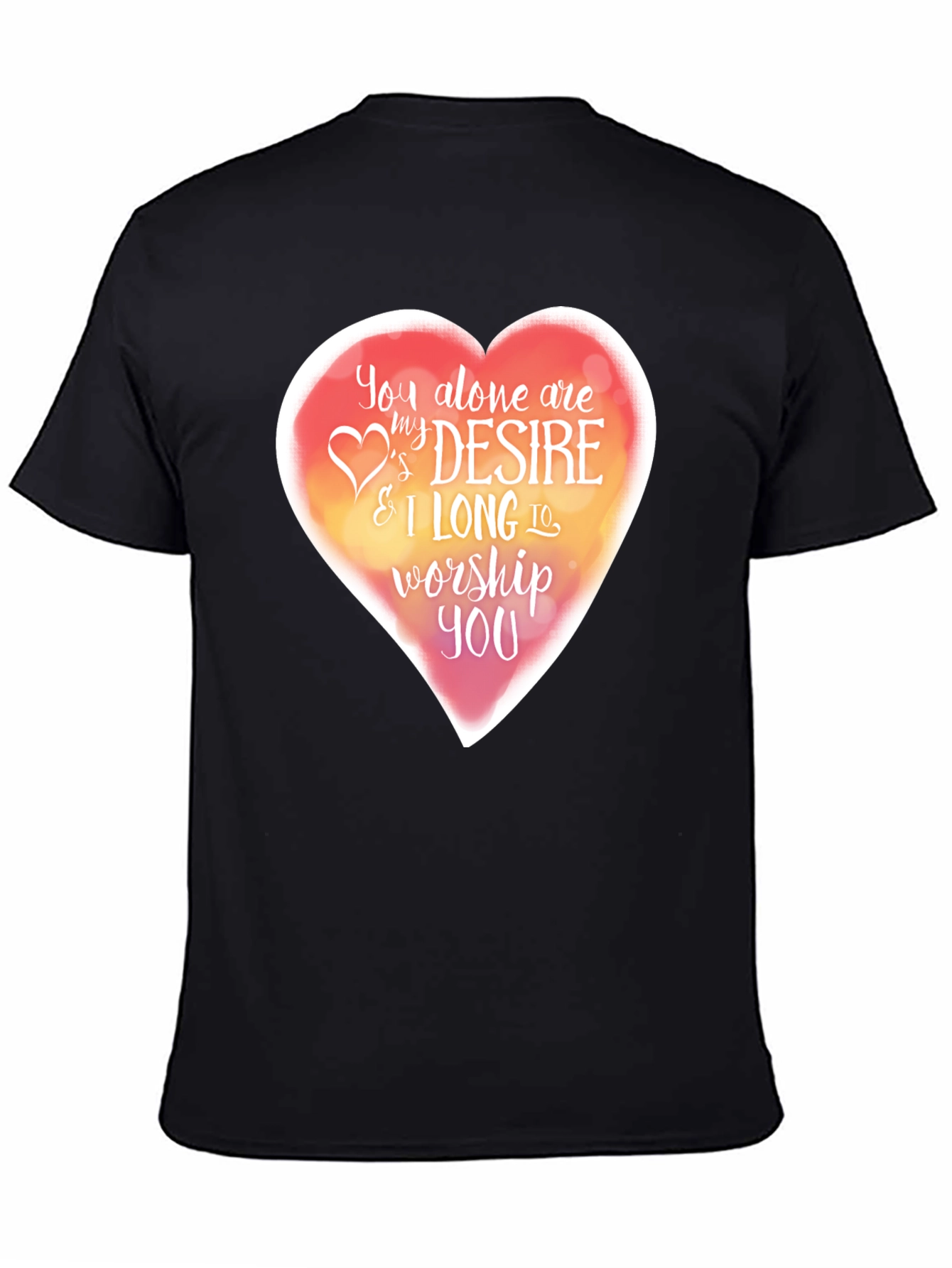 Worship Heart T-Shirt - Religious Christian Tee