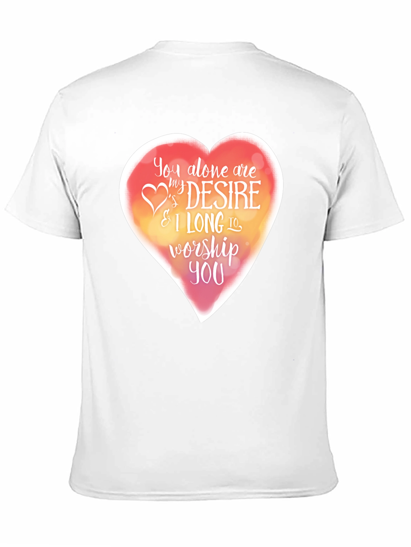 Worship Heart T-Shirt - Religious Christian Tee
