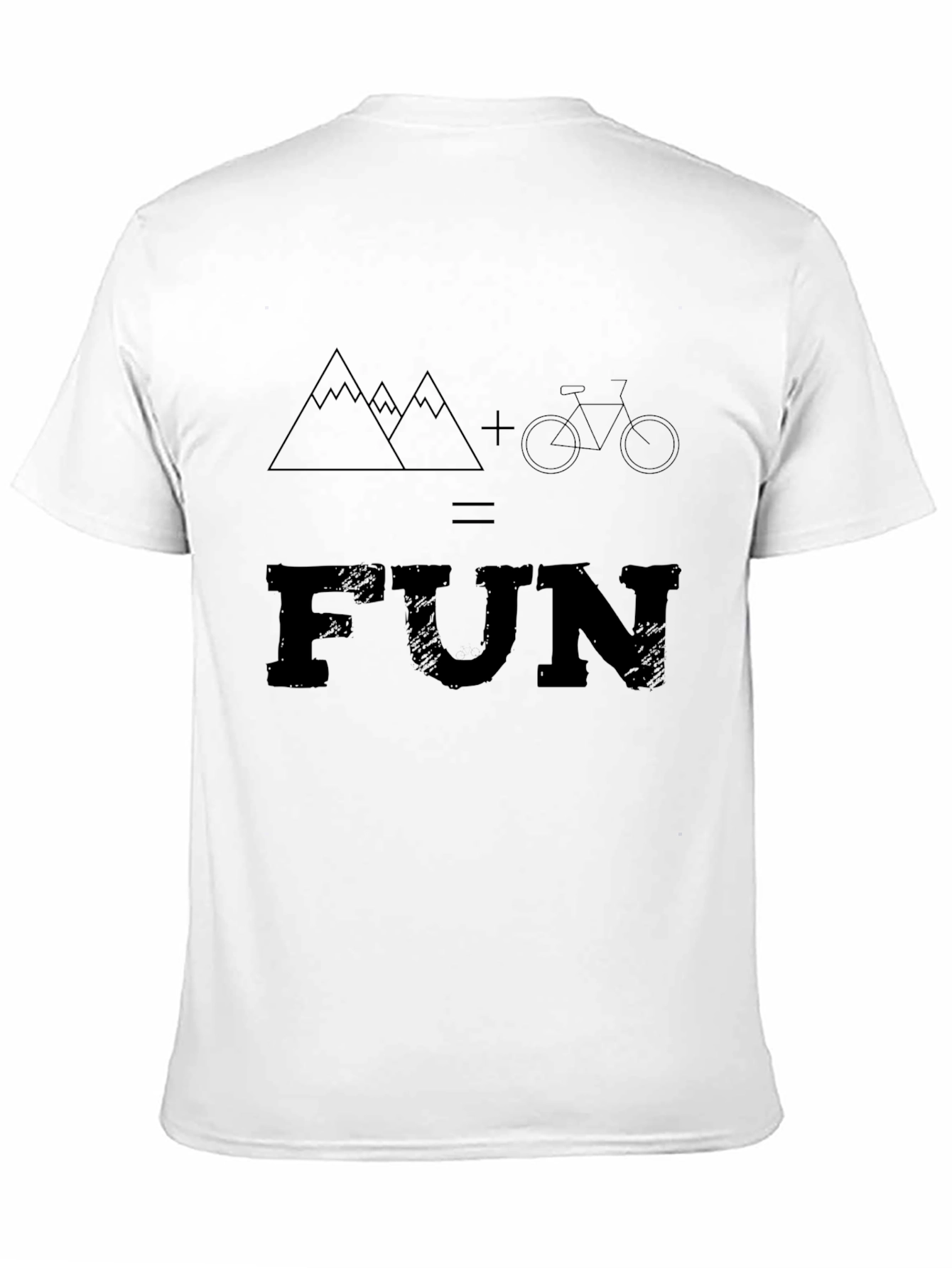Mountain Bike FUN Graphic Tee - Black