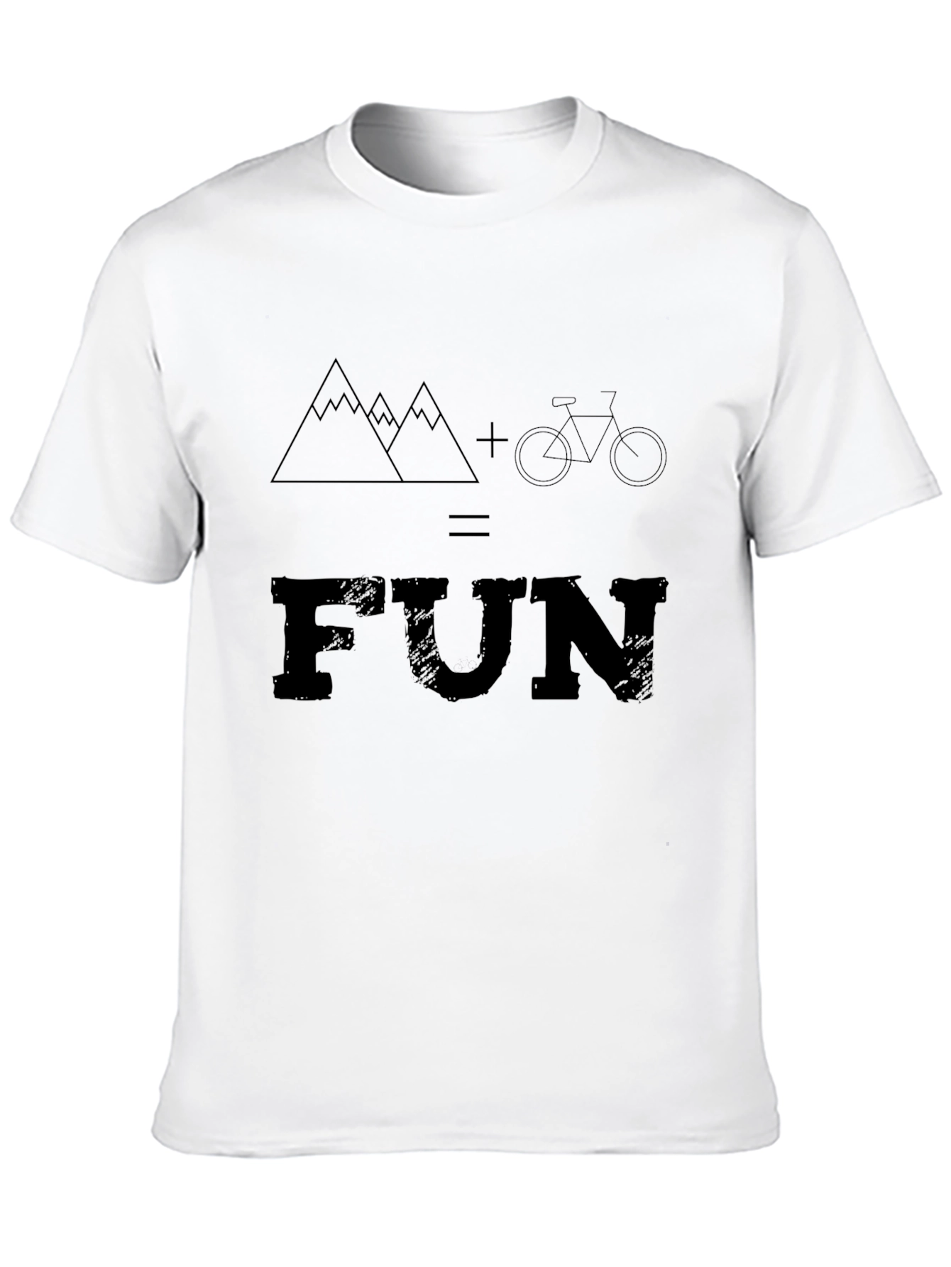 Mountain Bike FUN Graphic Tee - Black