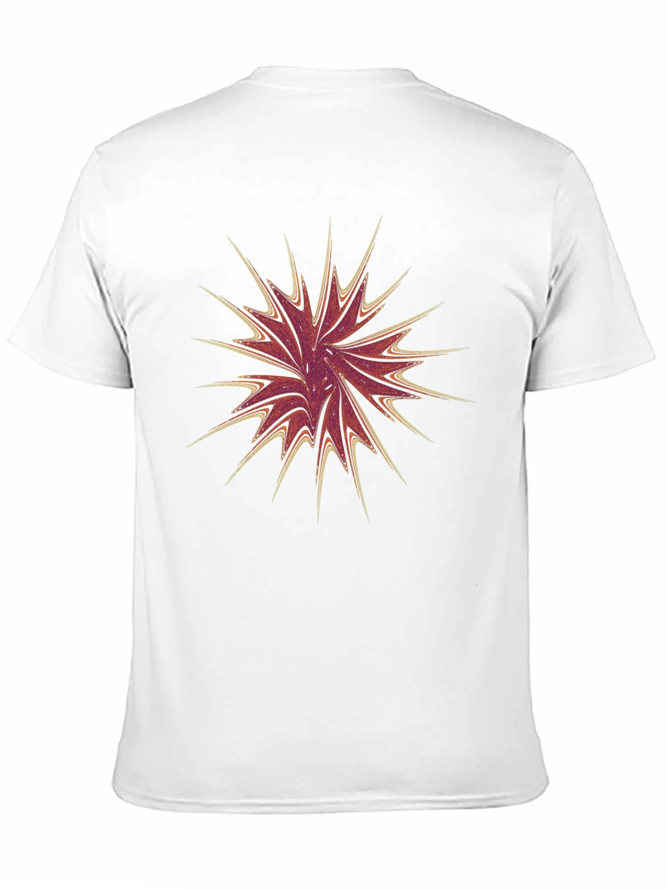 Abstract Burst Graphic Tee - Modern Art Fashion