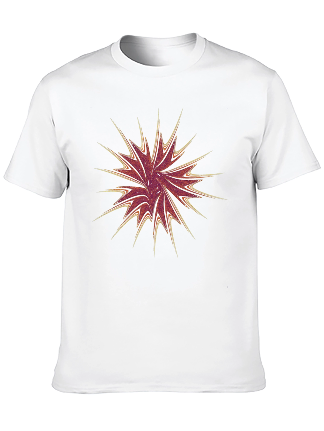 Abstract Burst Graphic Tee - Modern Art Fashion