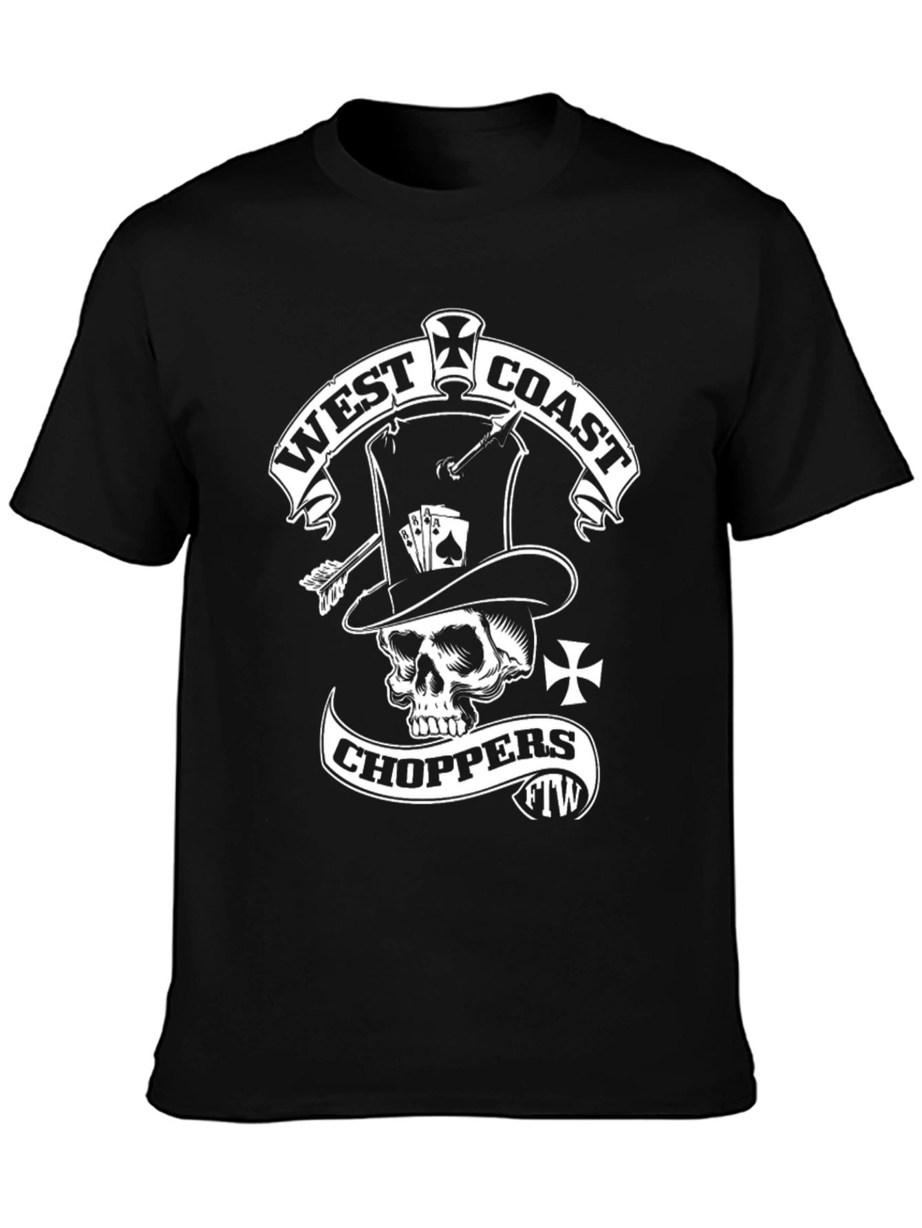 West Coast Choppers Skull Graphic Tee