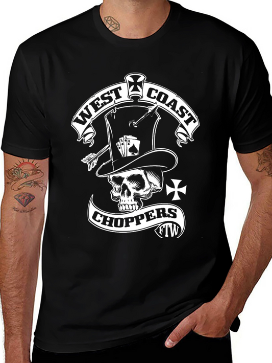 West Coast Choppers Skull Graphic Tee