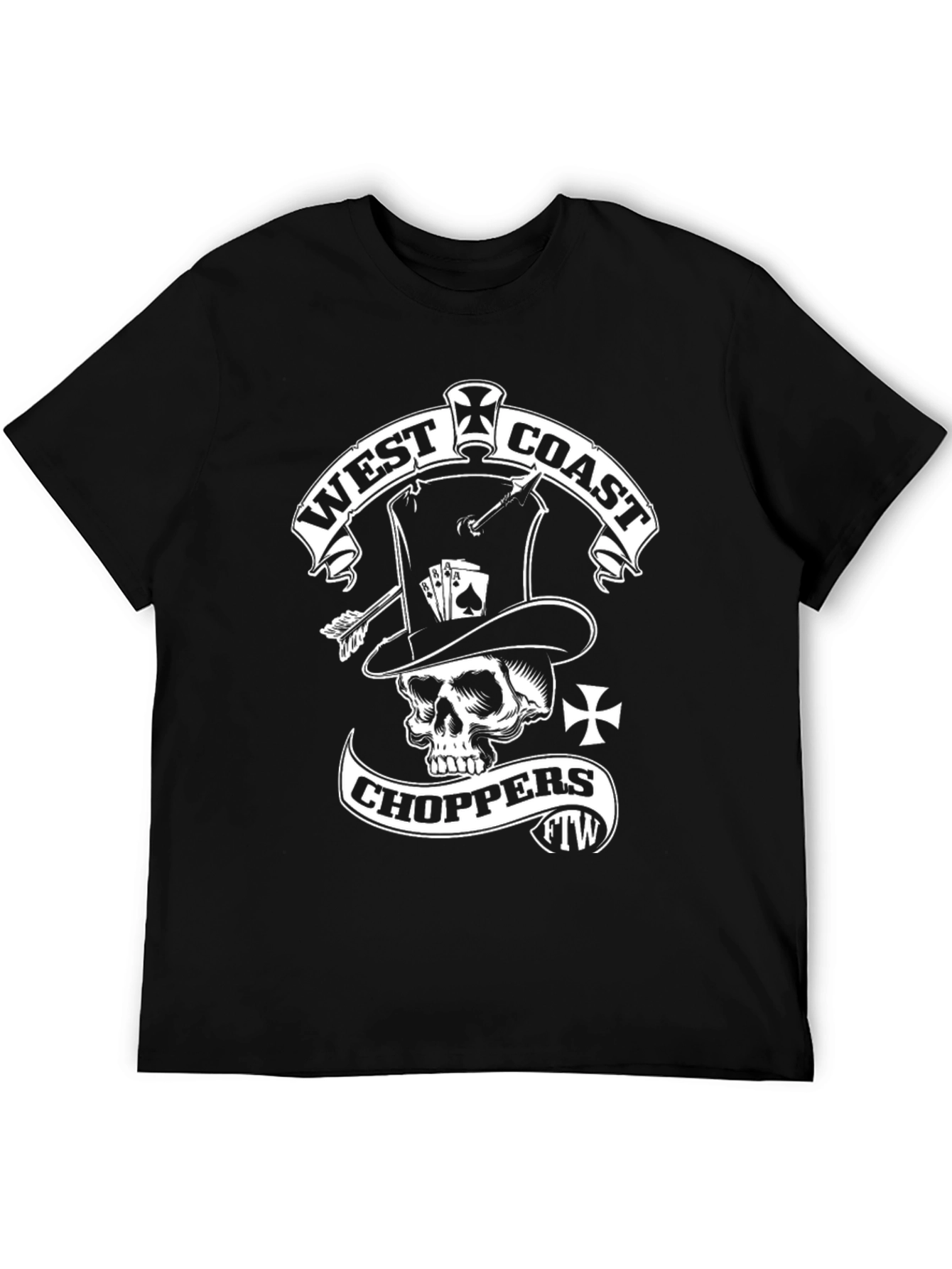 West Coast Choppers Skull Graphic Tee