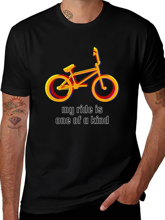 My Ride Is One Of A Kind BMX Bike Graphic T-Shirt