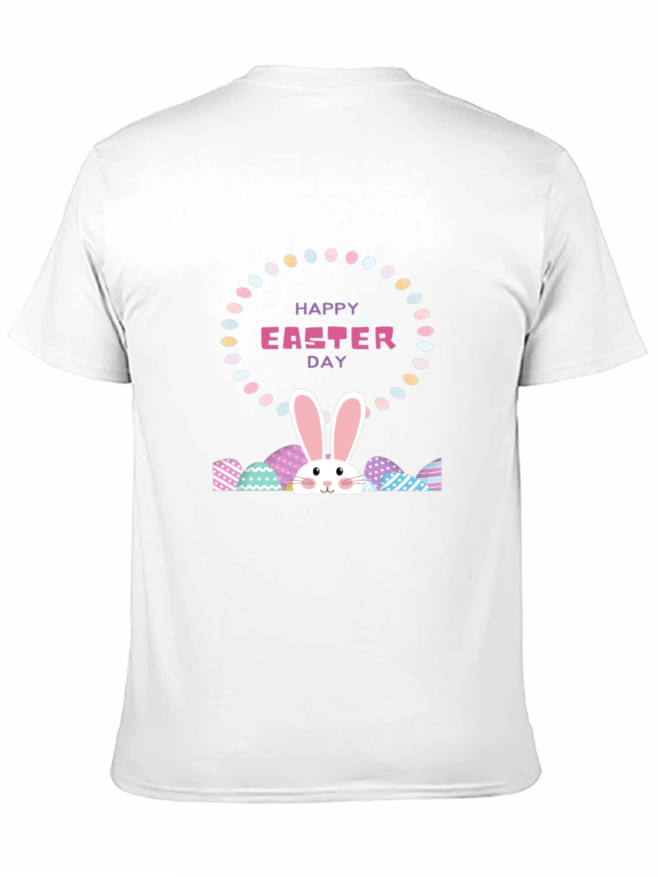 Happy Easter Day Black T-Shirt
