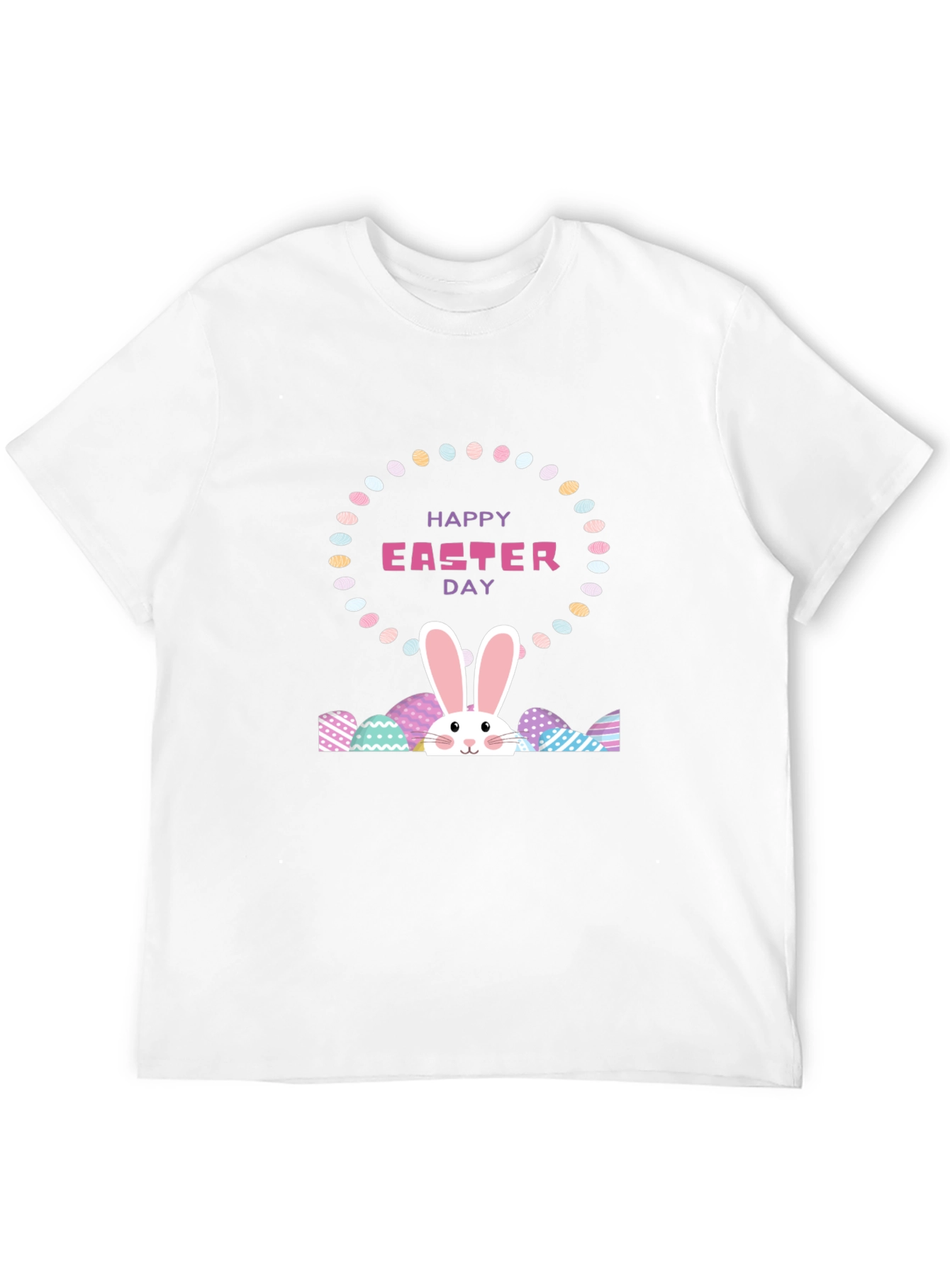 Happy Easter Day Black T-Shirt