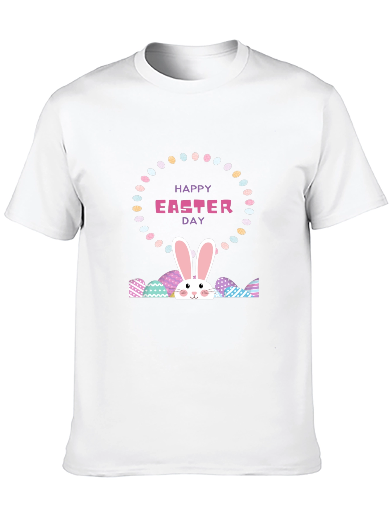 Happy Easter Day Black T-Shirt