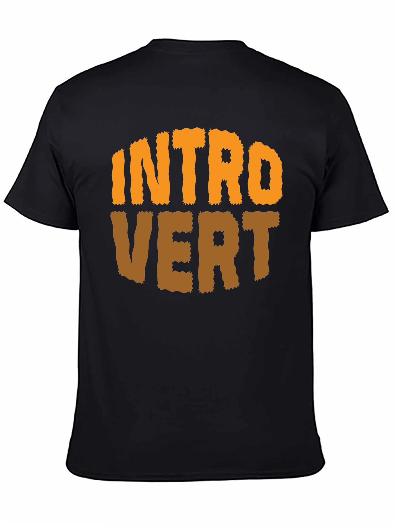 Introvert Graphic T-Shirt - Black