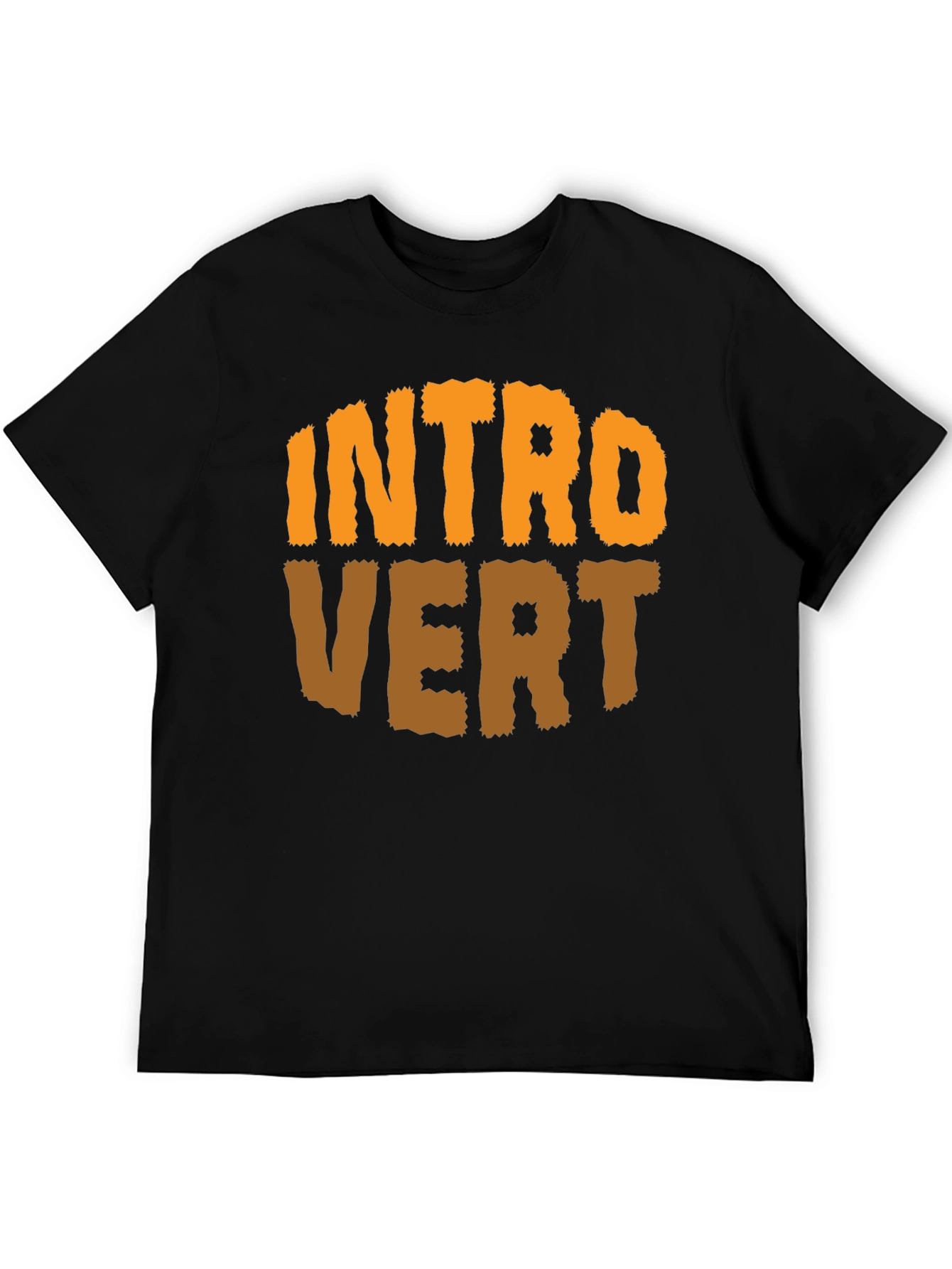 Introvert Graphic T-Shirt - Black
