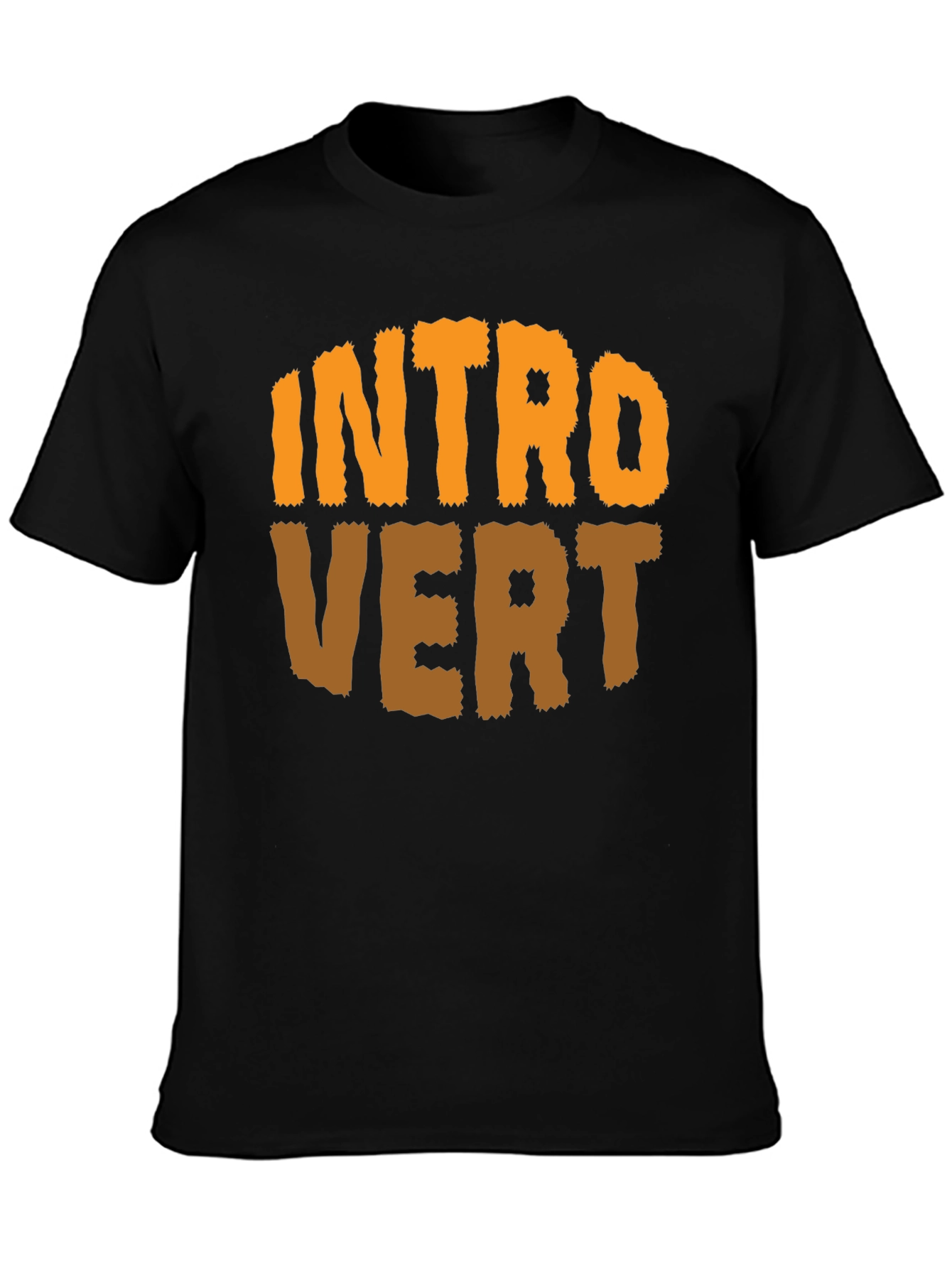 Introvert Graphic T-Shirt - Black