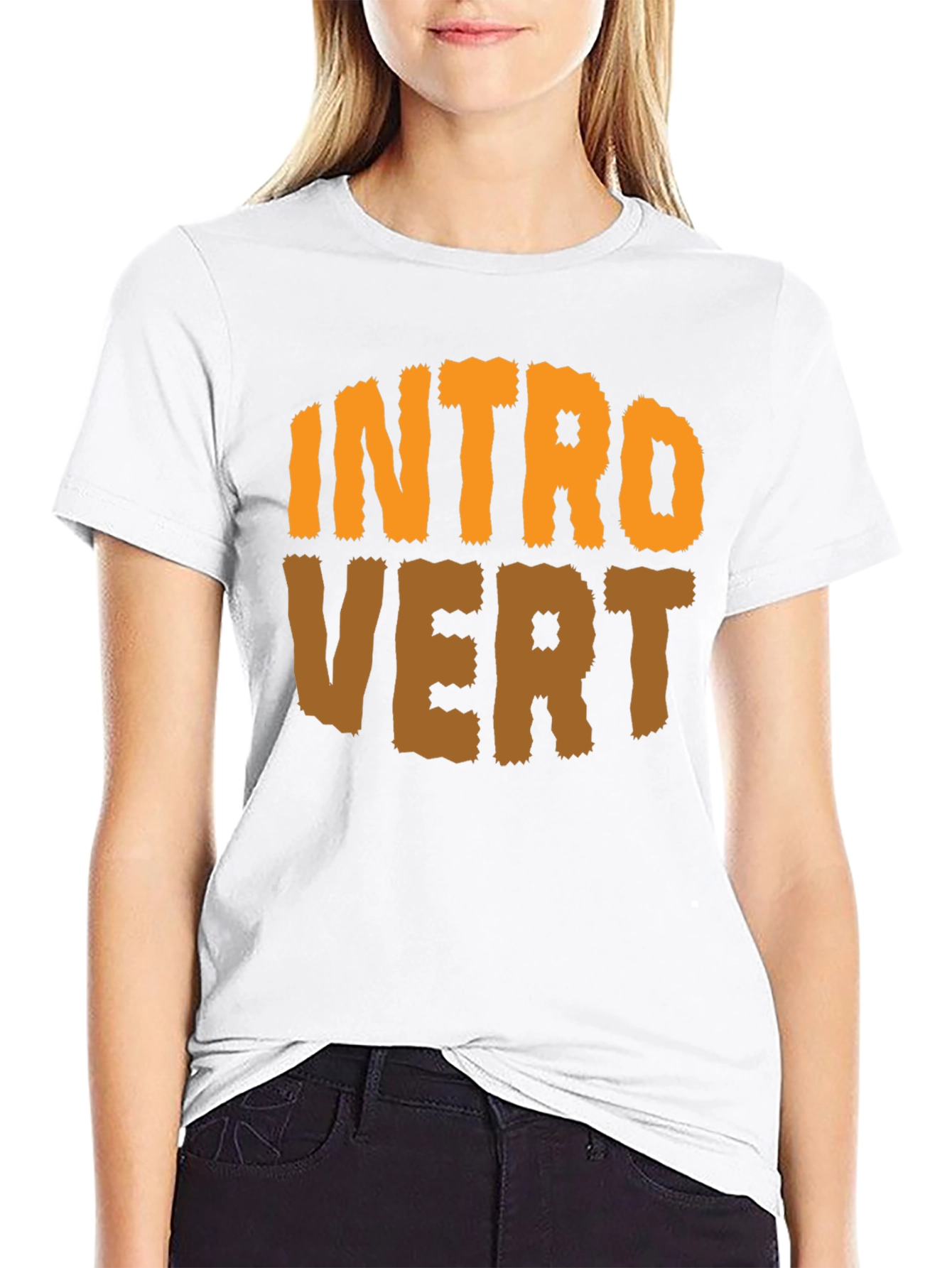 Introvert Graphic T-Shirt - Black