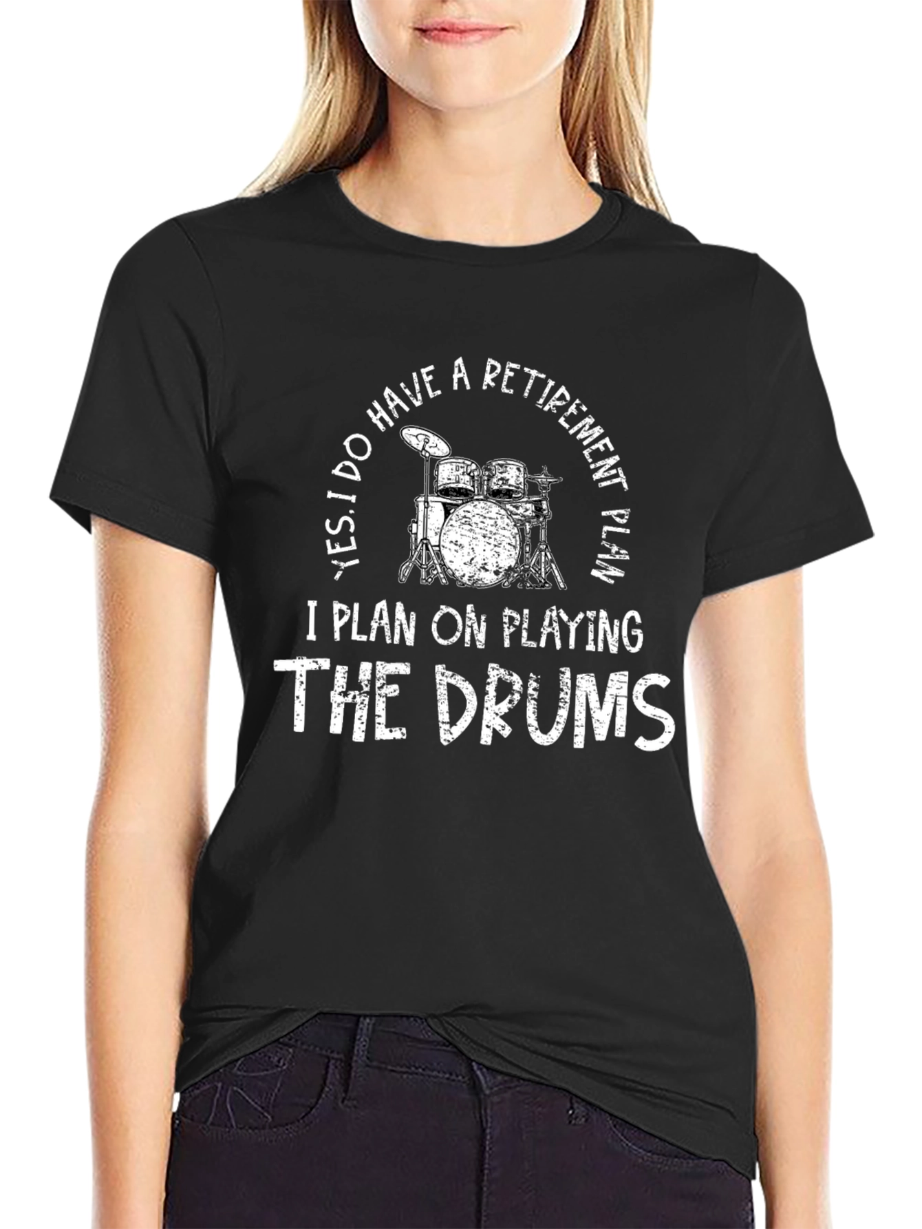 Drummer Retirement Plan Graphic Tee