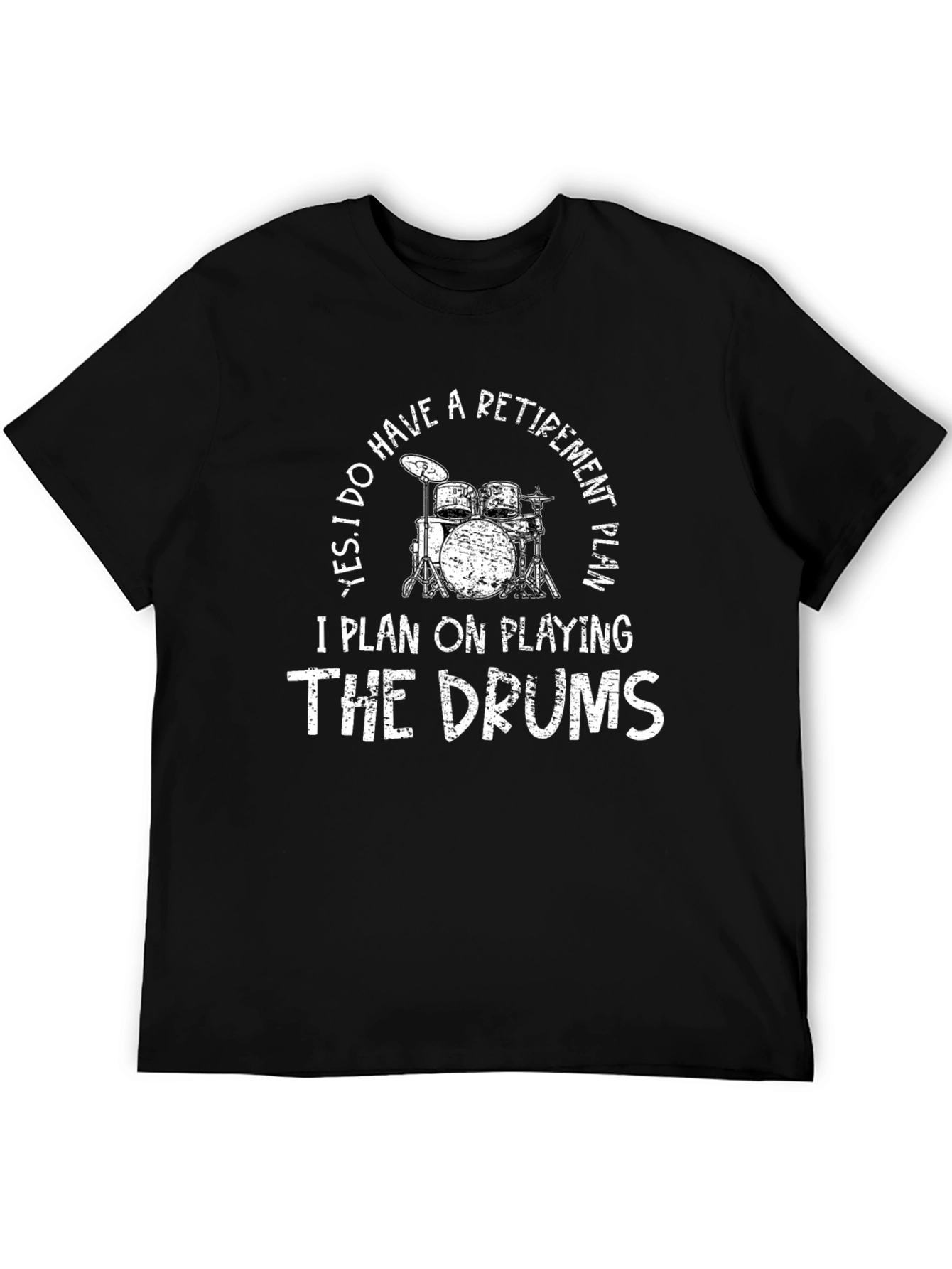 Drummer Retirement Plan Graphic Tee