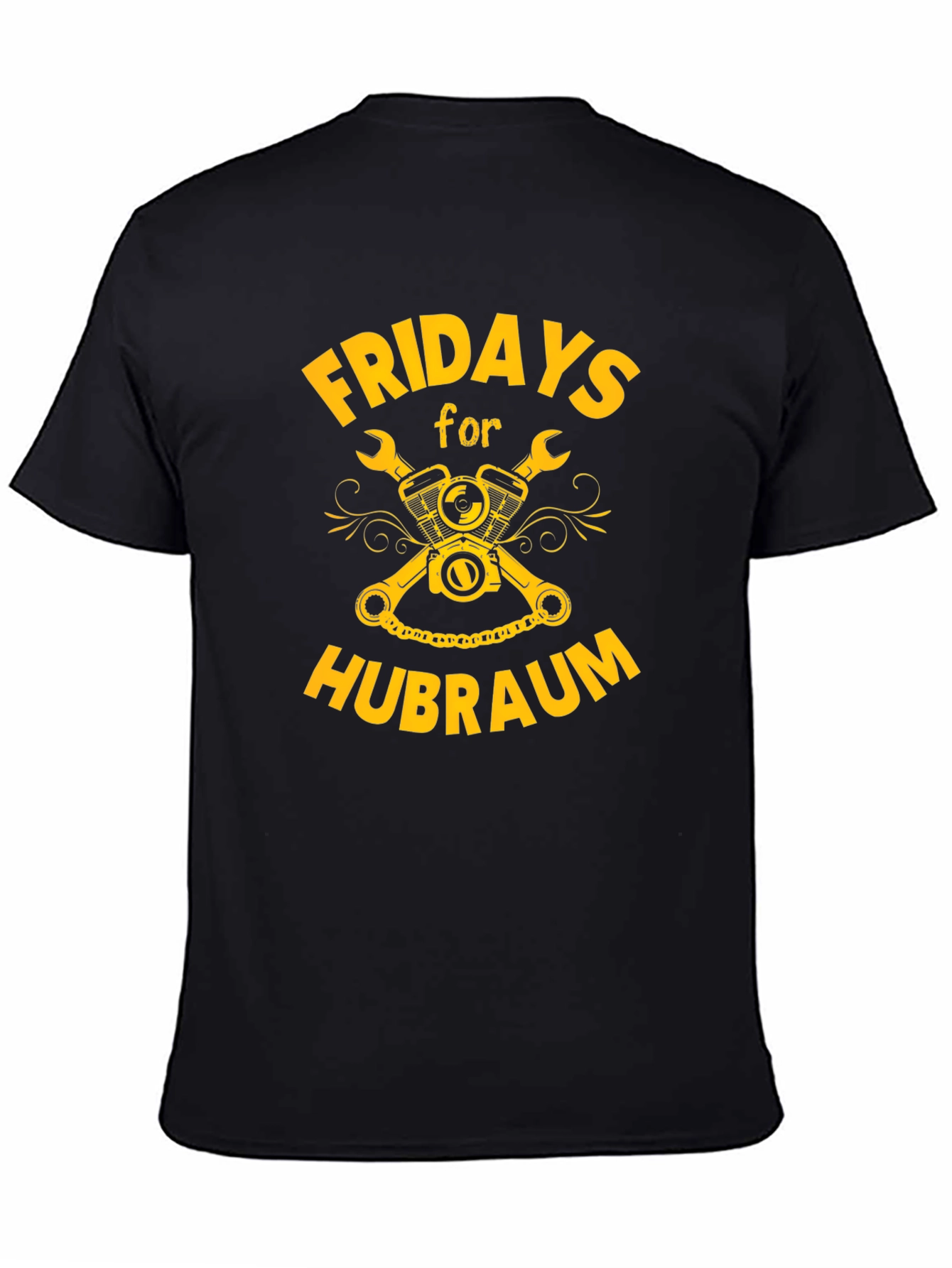 Fridays for Hubraum Graphic T-Shirt - Black