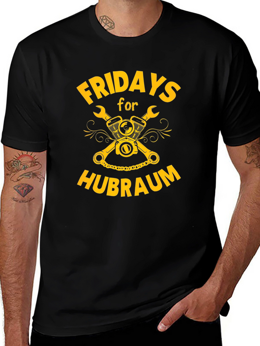 Fridays for Hubraum Graphic T-Shirt - Black