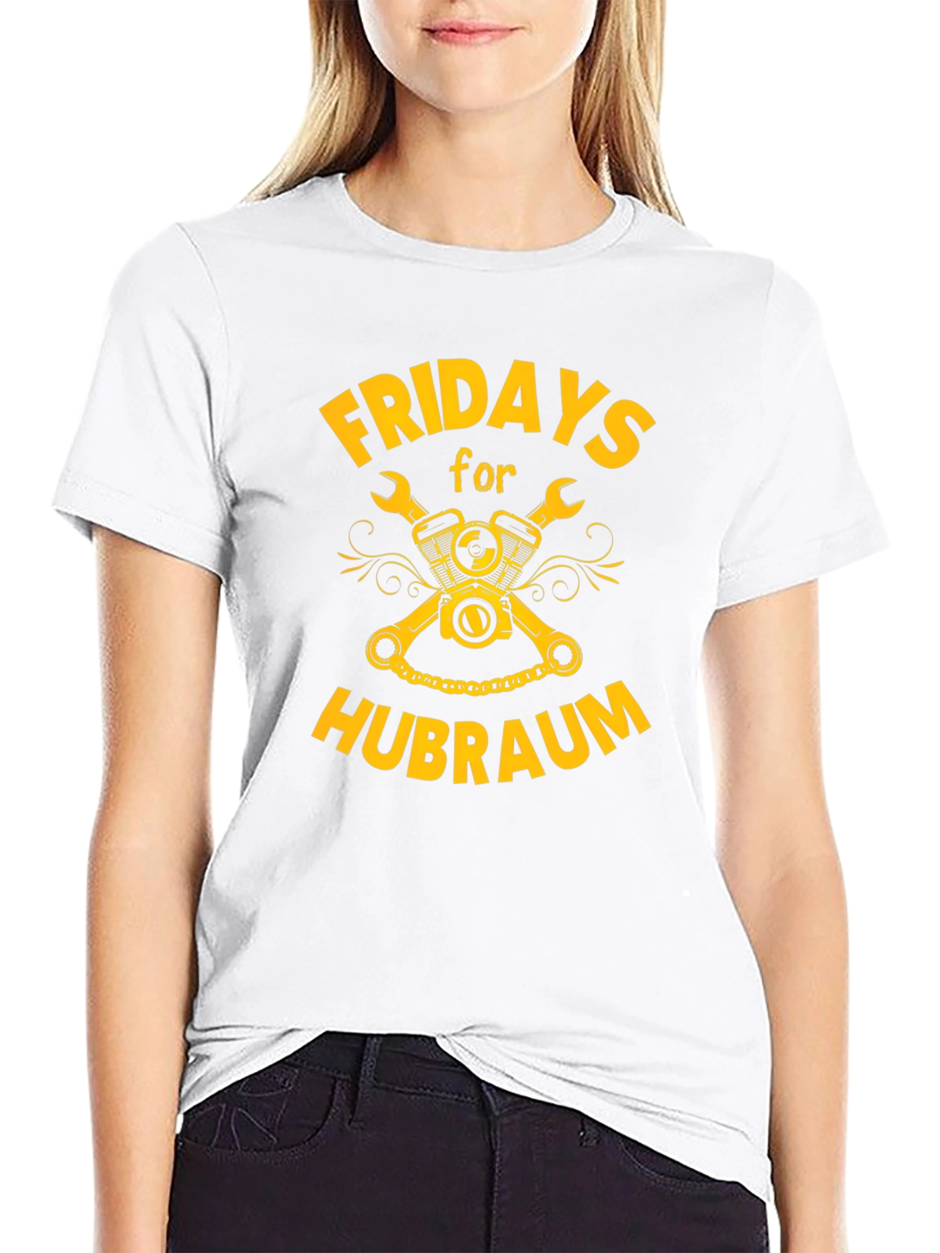 Fridays for Hubraum Graphic T-Shirt - Black