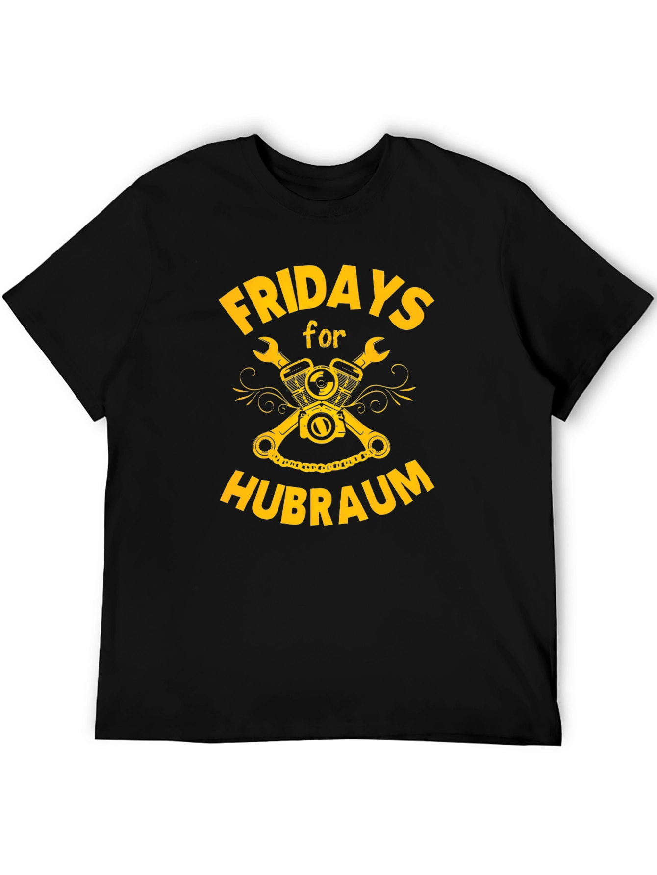 Fridays for Hubraum Graphic T-Shirt - Black