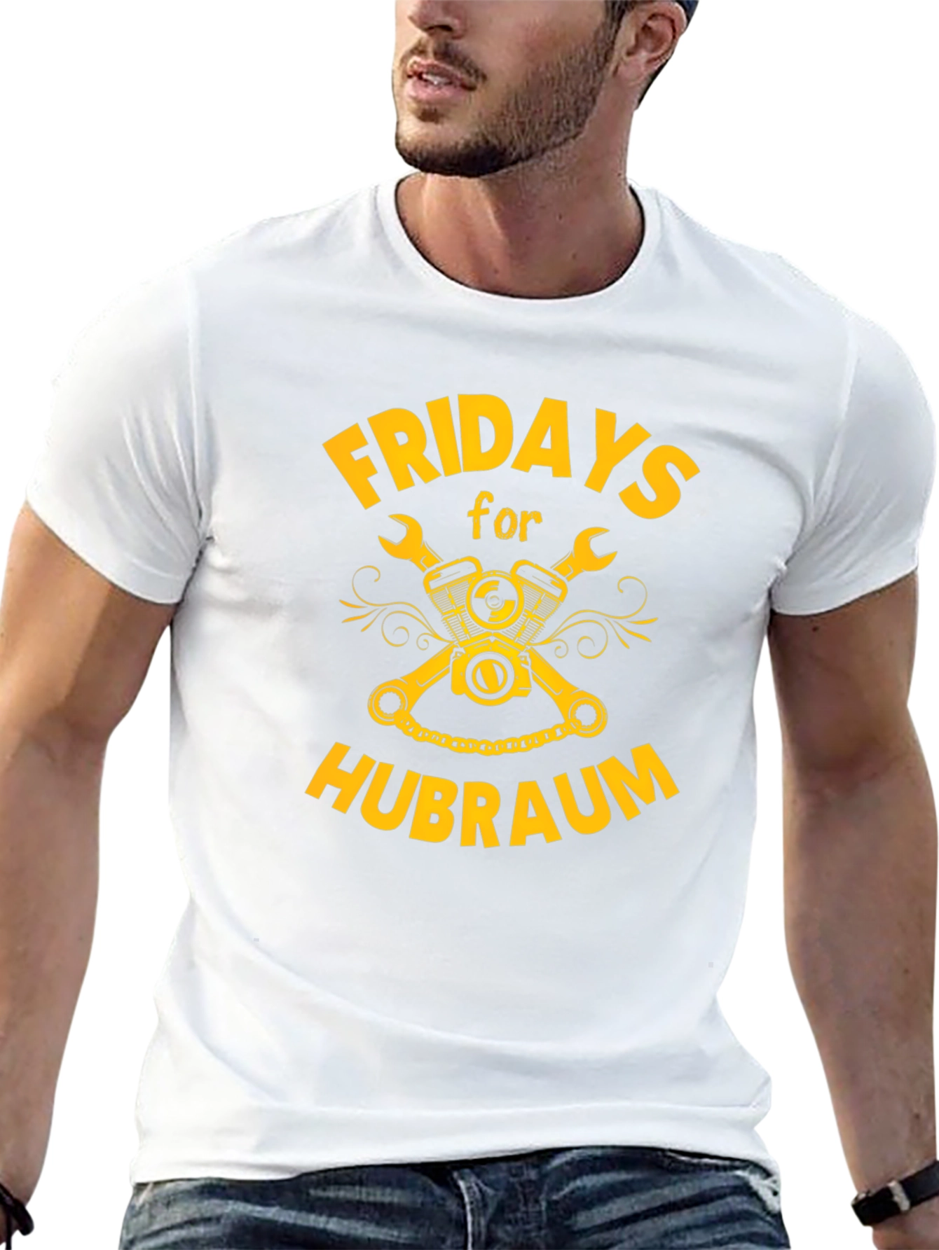 Fridays for Hubraum Graphic T-Shirt - Black