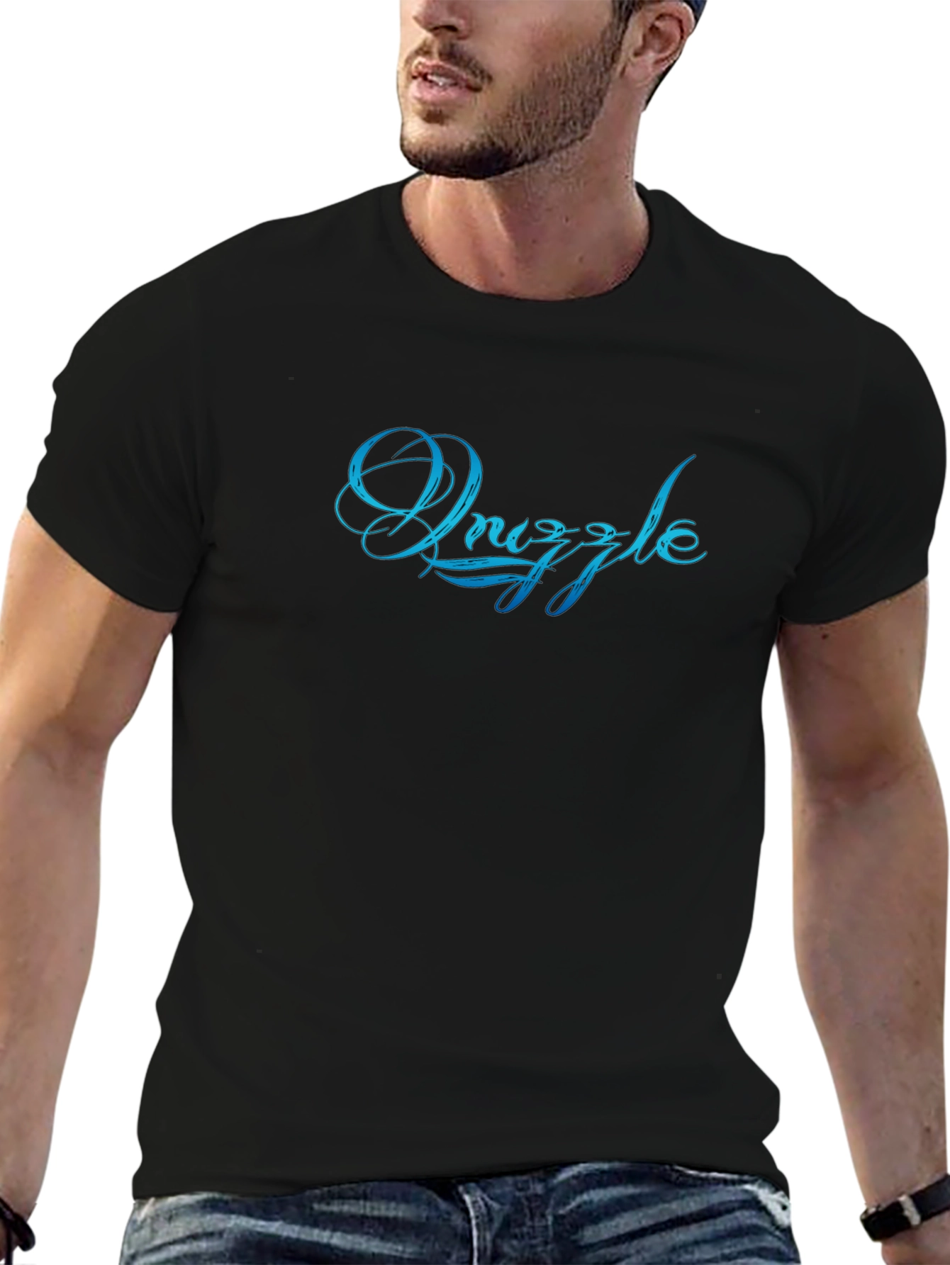 Snuggle Stylish Black Graphic Tee