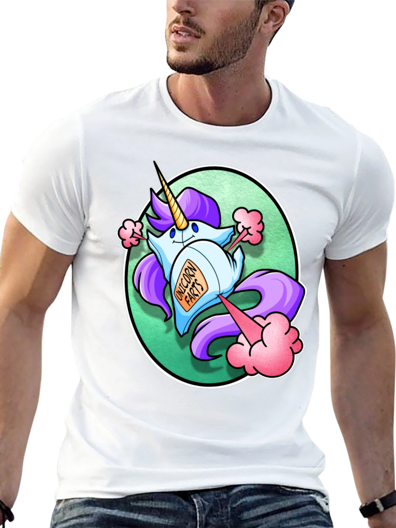 Unicorn Farts Graphic T-Shirt