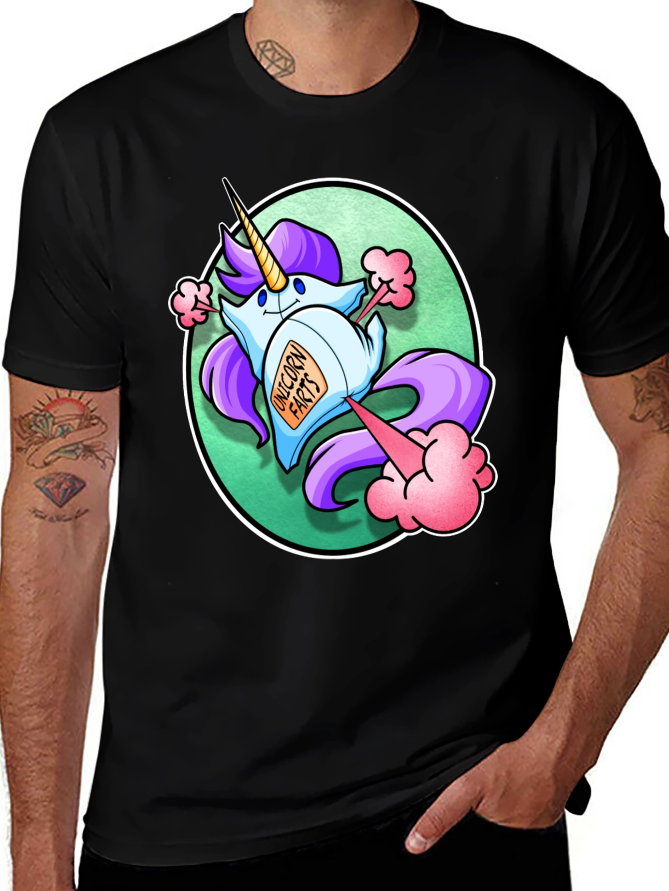 Unicorn Farts Graphic T-Shirt