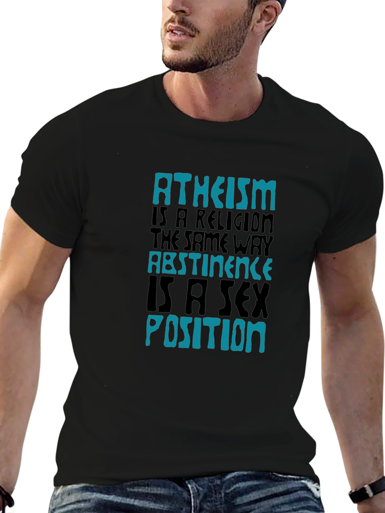 Atheism Abstinence Graphic Tee