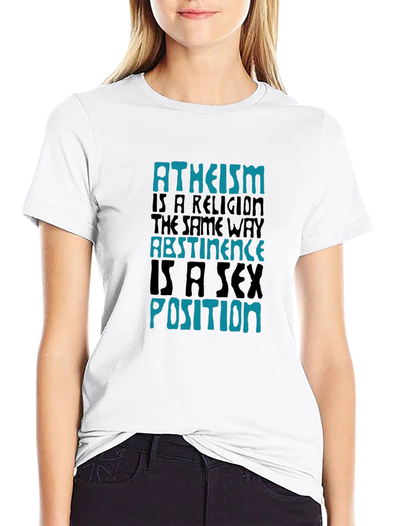 Atheism Abstinence Graphic Tee