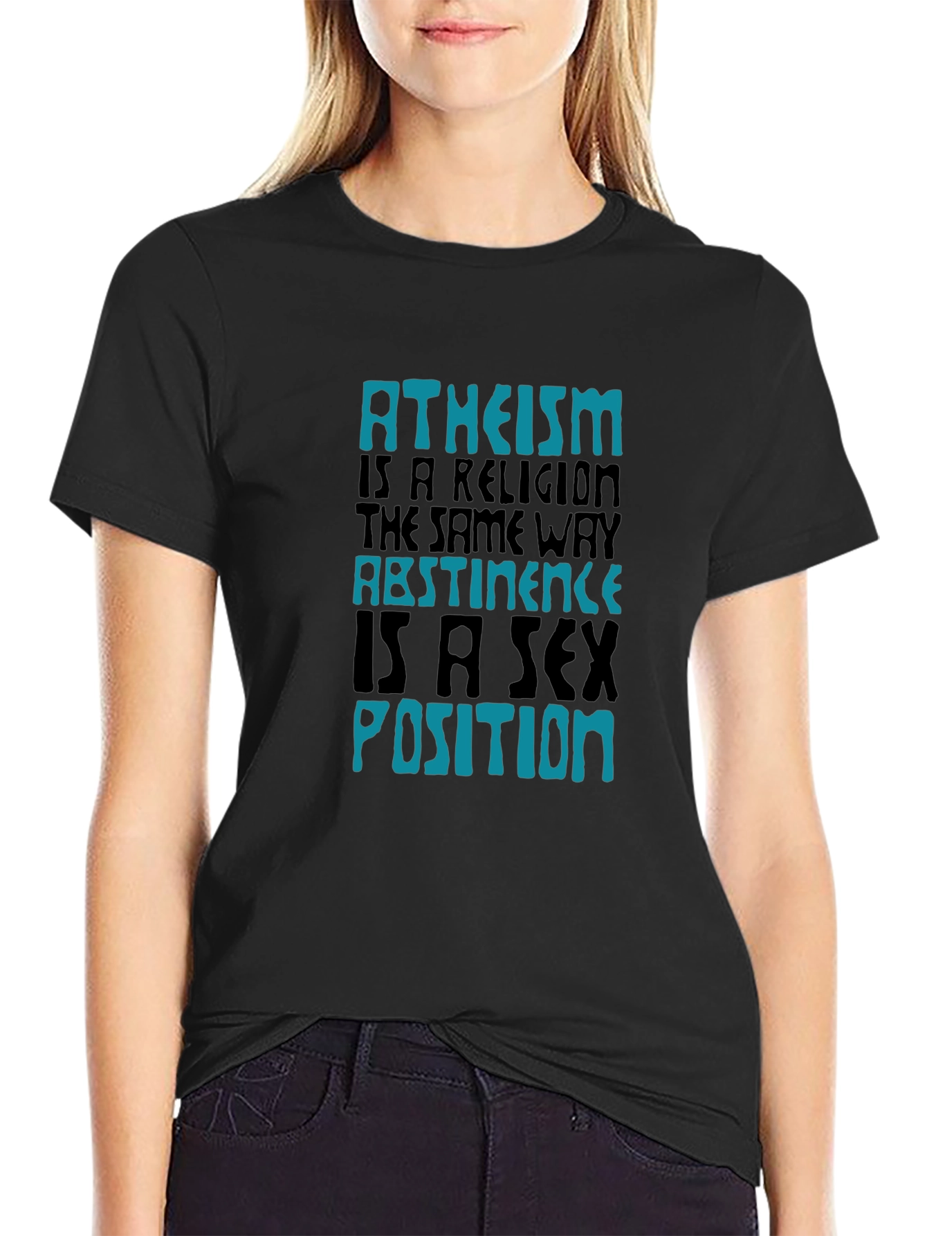 Atheism Abstinence Graphic Tee