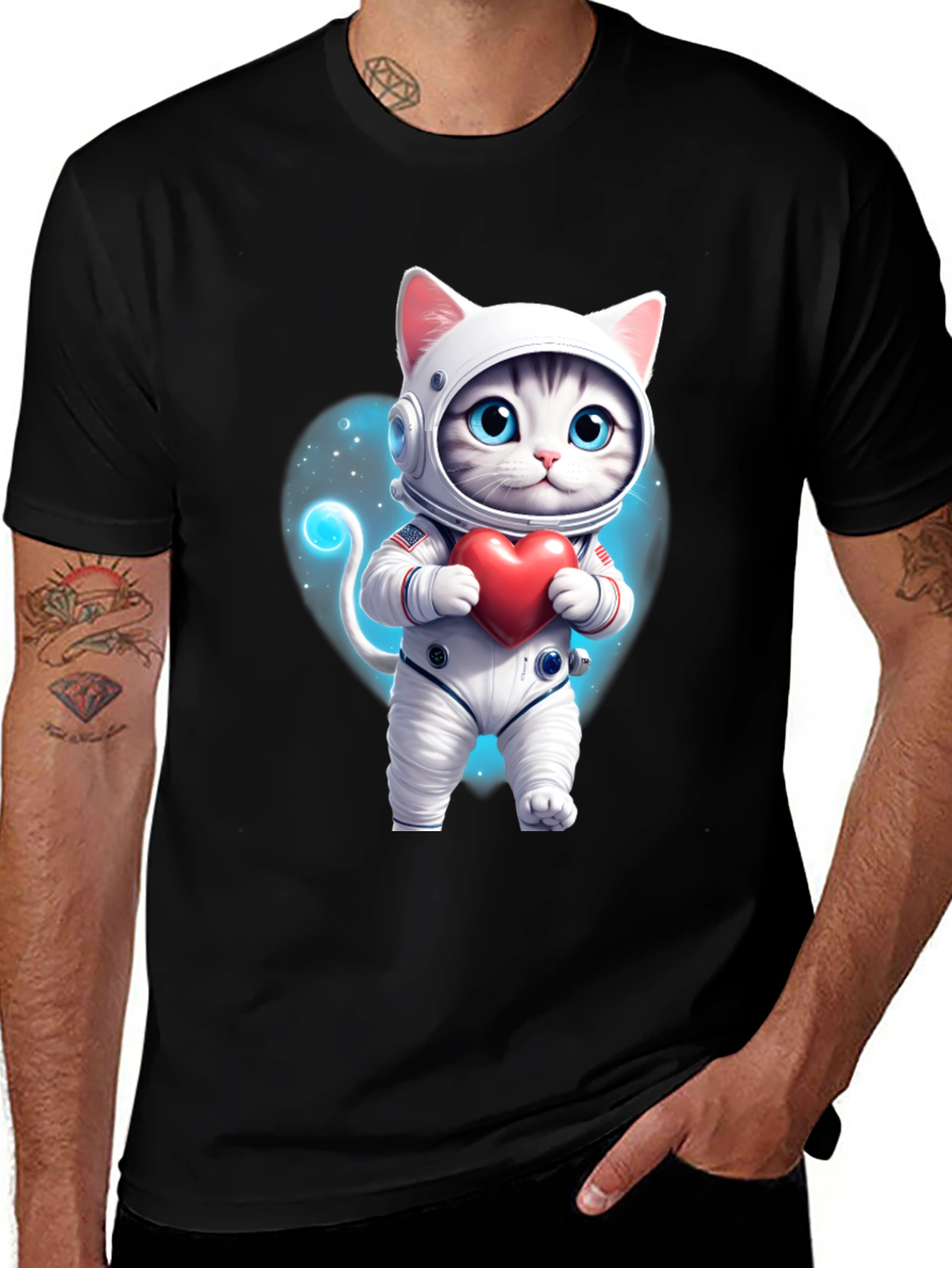 Astronaut Cat T-Shirt