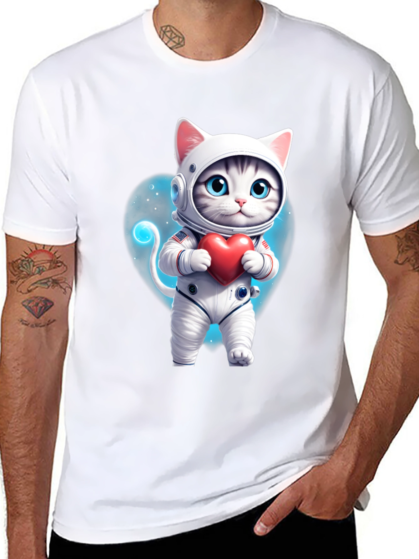 Astronaut Cat T-Shirt