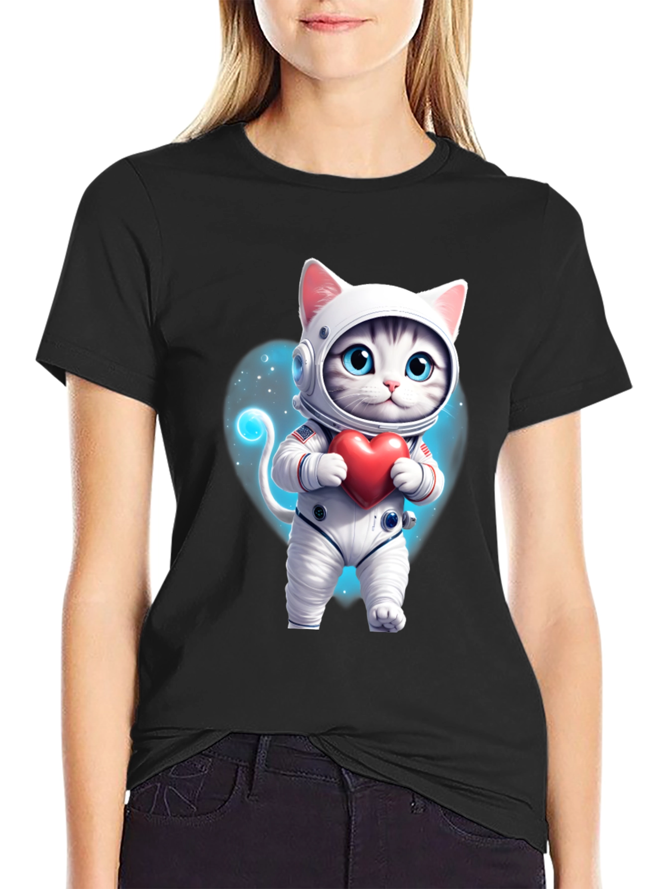 Astronaut Cat T-Shirt
