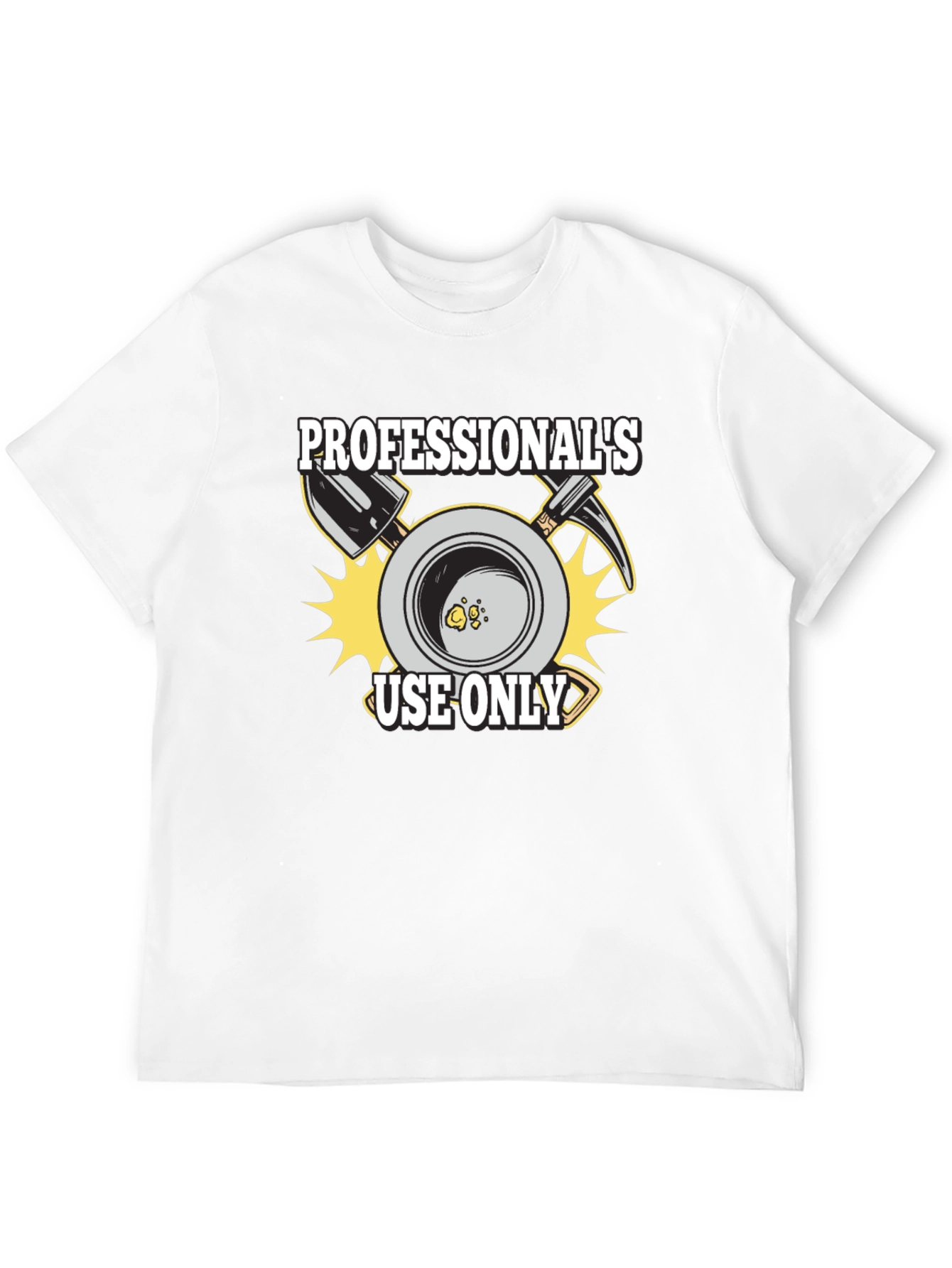 Professionals Use Only Black T-Shirt