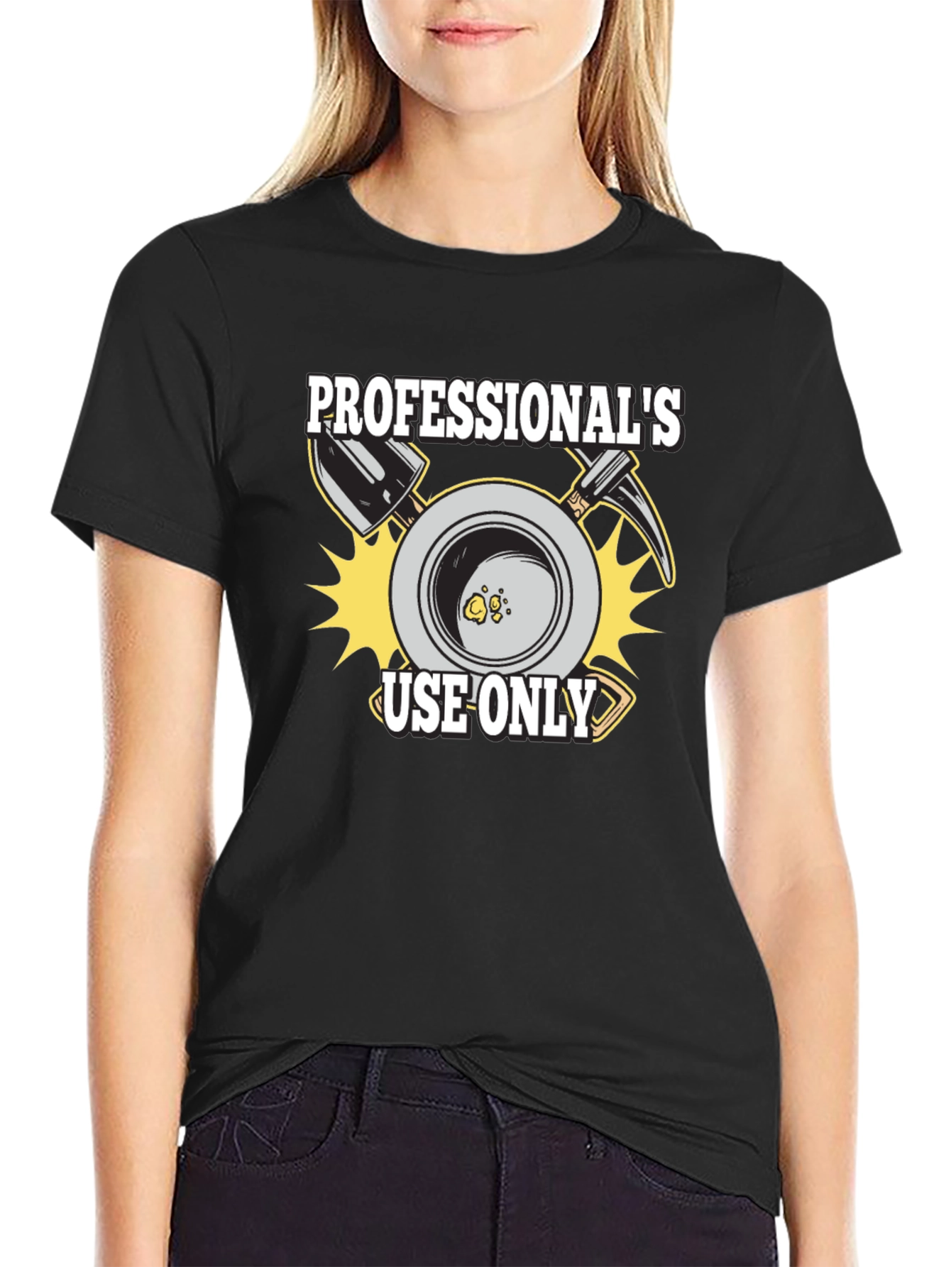 Professionals Use Only Black T-Shirt