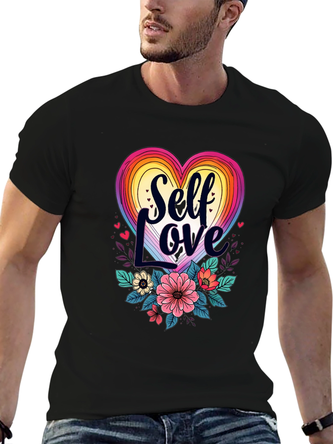 Self Love Heart Graphic Tee