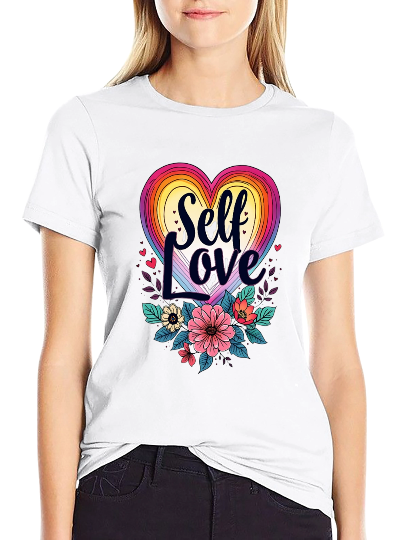 Self Love Heart Graphic Tee